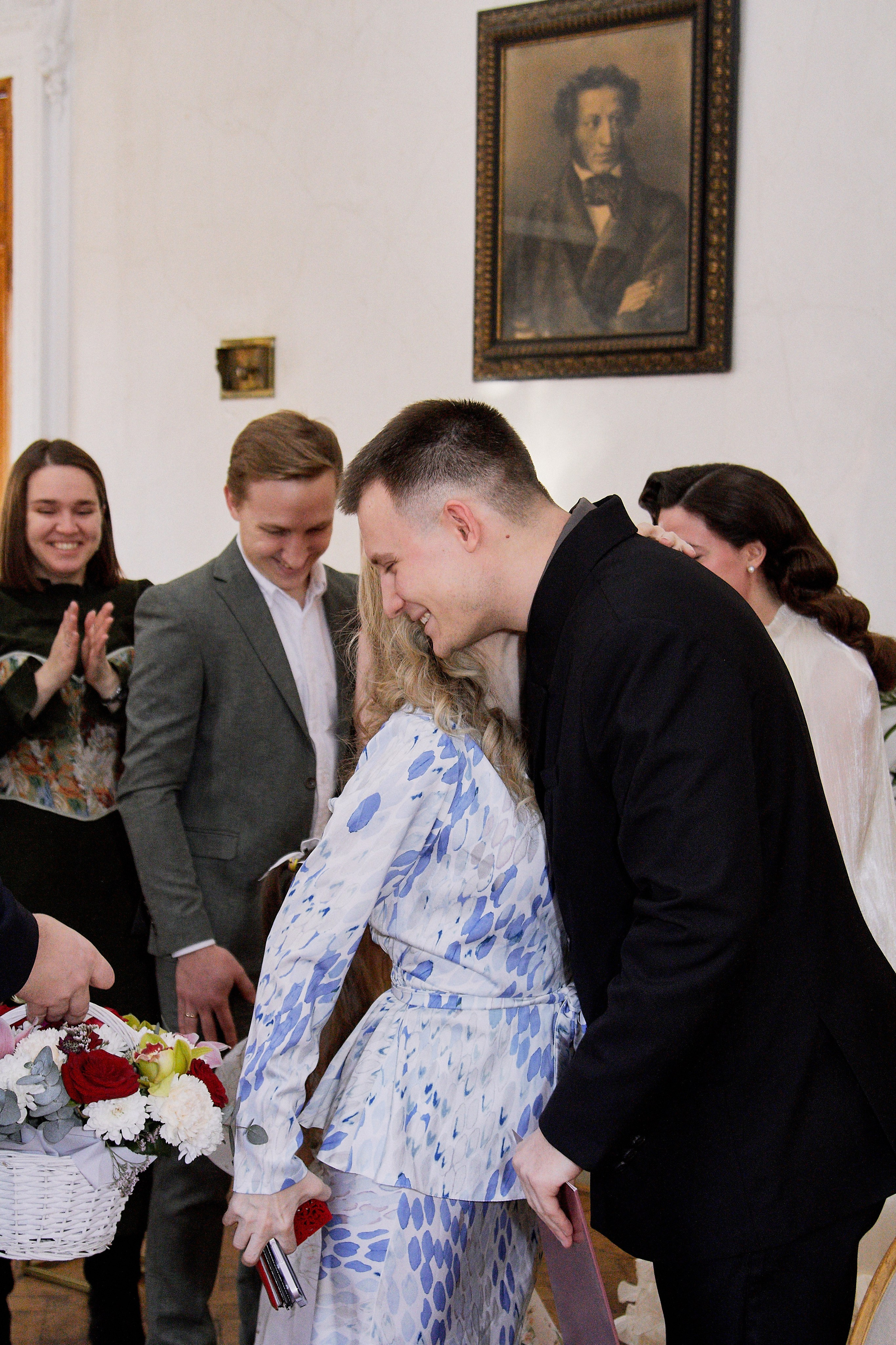 Торжественное бракосочетание в библиотеке им. Пушкина. Свадебный фотограф в Москве Приятелева Ангелина