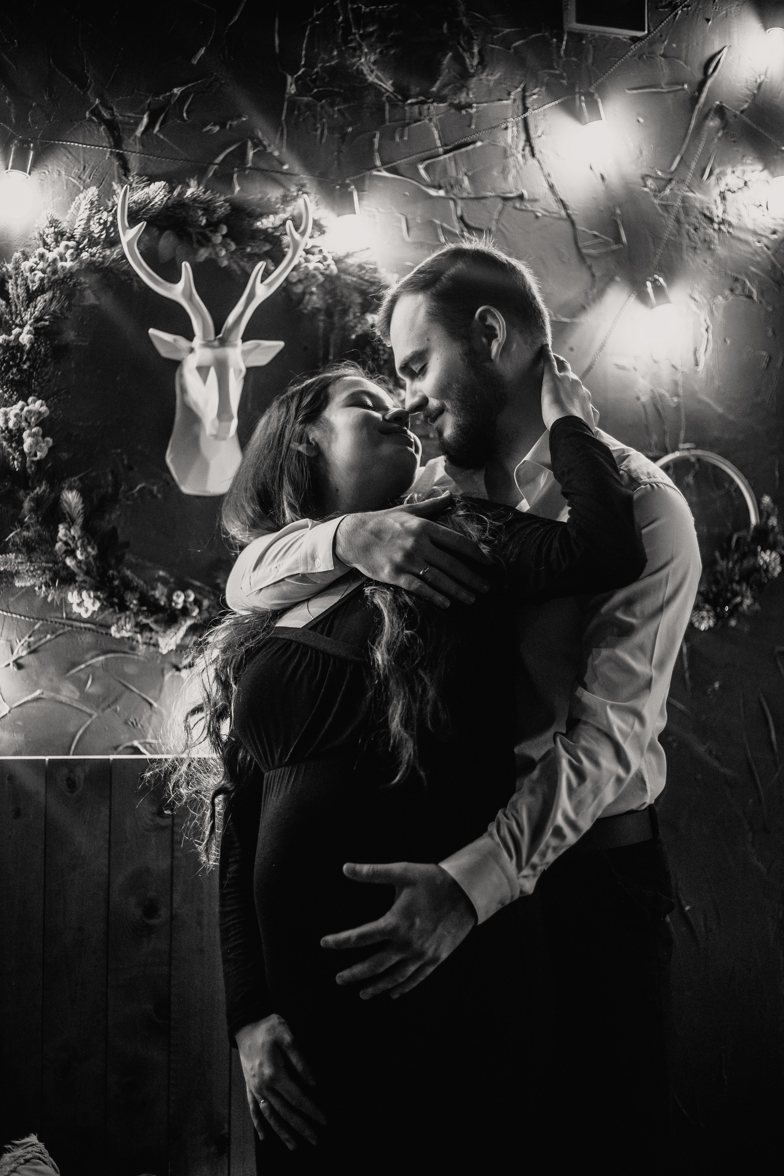 Новогодние Мира и Дима. Фотограф в Петербурге