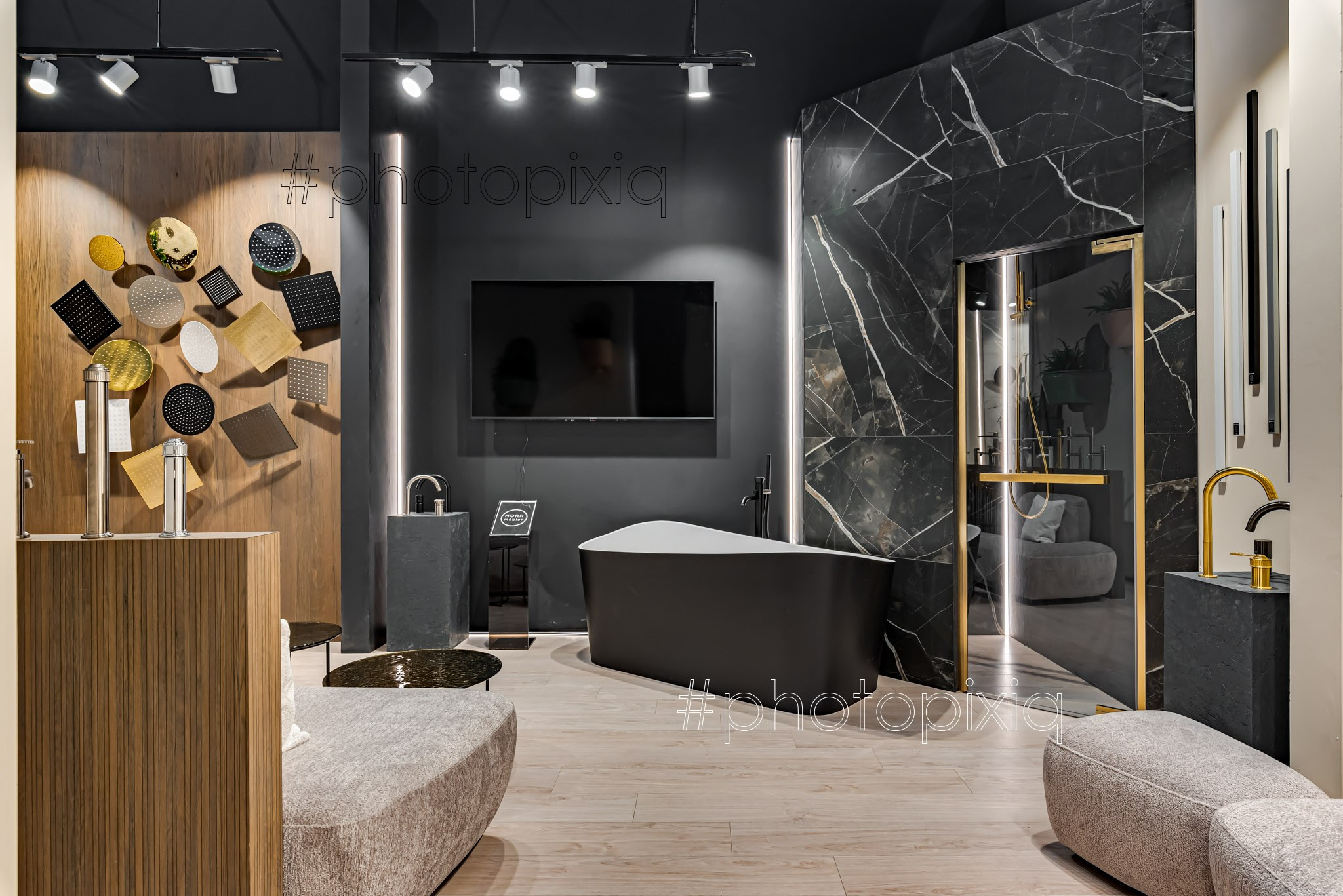 Интерьерная съёмка выставочного стенда Globus Ceramica в Крокус Экспо. Интерьерная съёмка и виртуальные туры — Интерьерный фотограф Кузнецов Сергей (photopixiq)