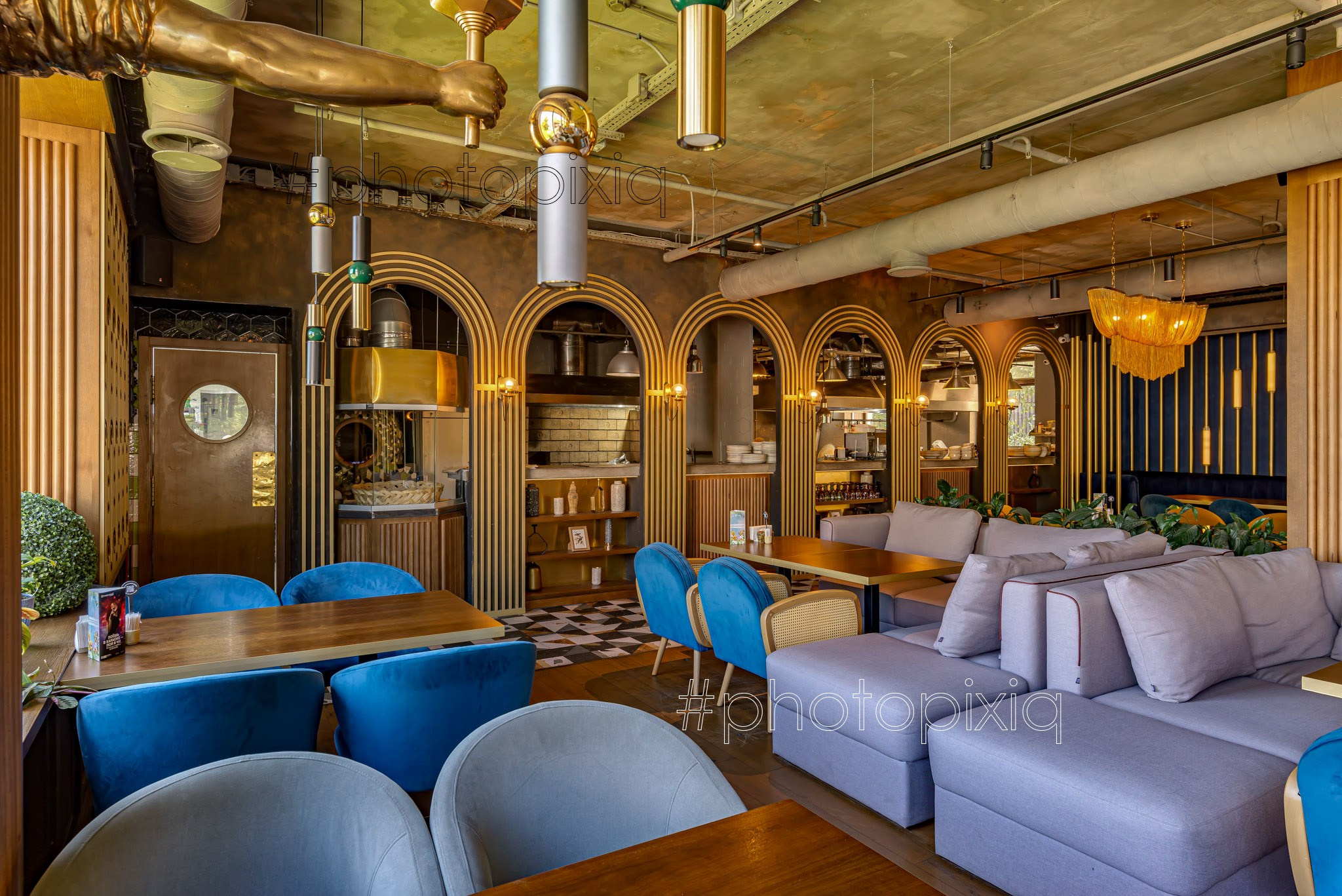 Интерьерная съёмка Чайхона № 1. Интерьерная съёмка и виртуальные туры — Интерьерный фотограф Кузнецов Сергей (photopixiq)