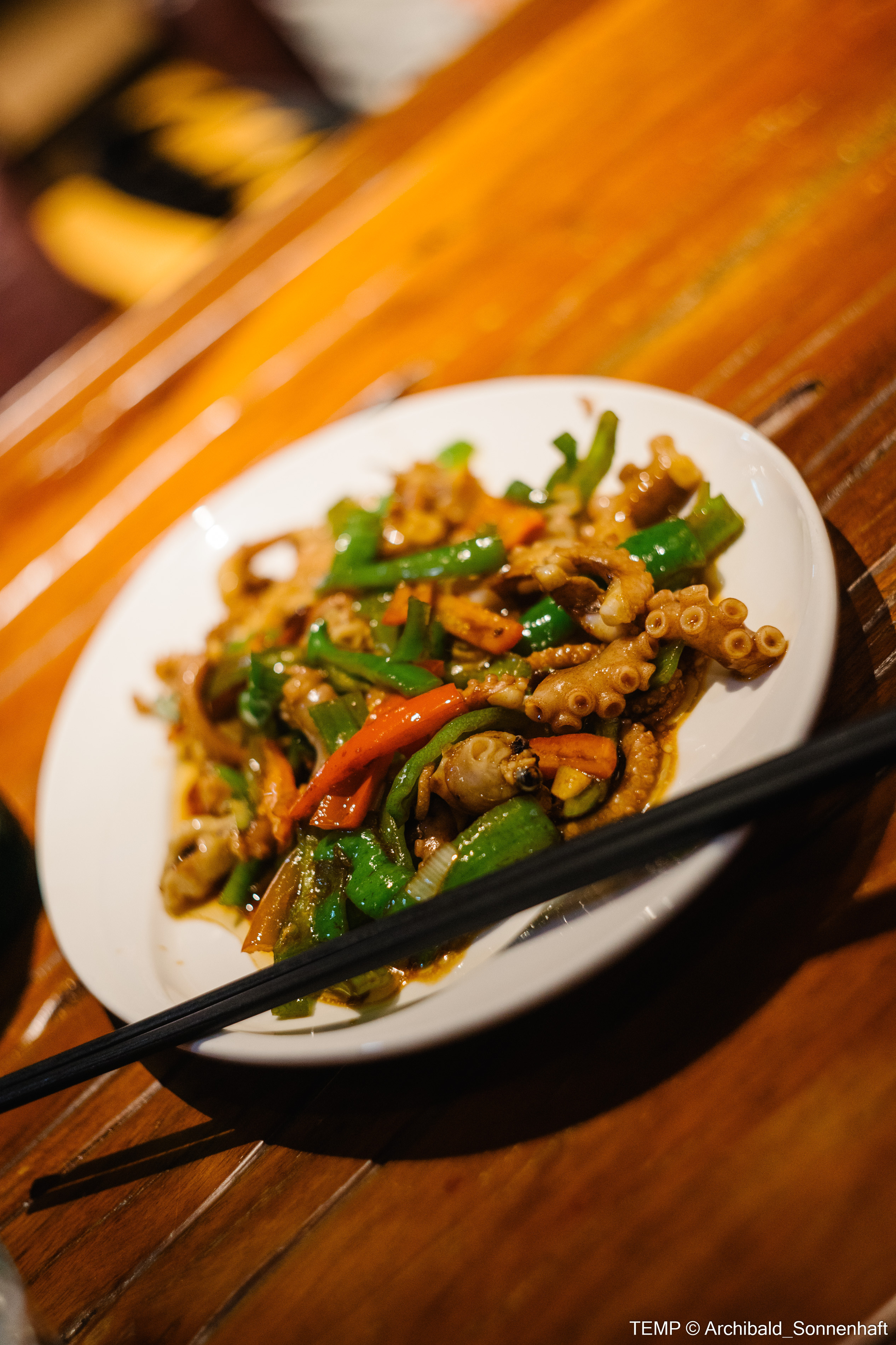 Small tourist island (Yantai district, China). Photographer in Guangzhou, China. Archibald Sonnenhaft