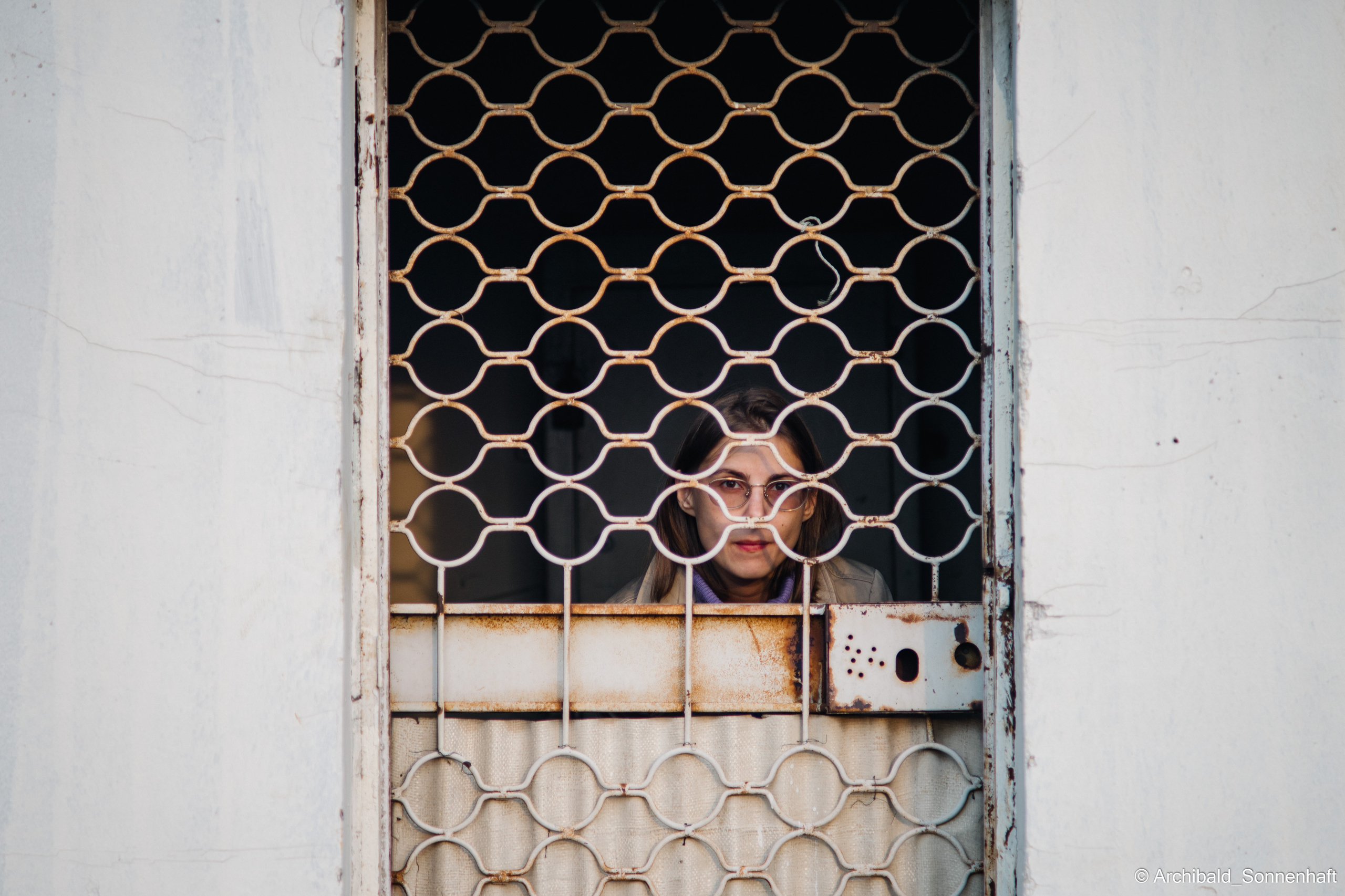 On the roof. Photographer in Guangzhou, China. Archibald Sonnenhaft
