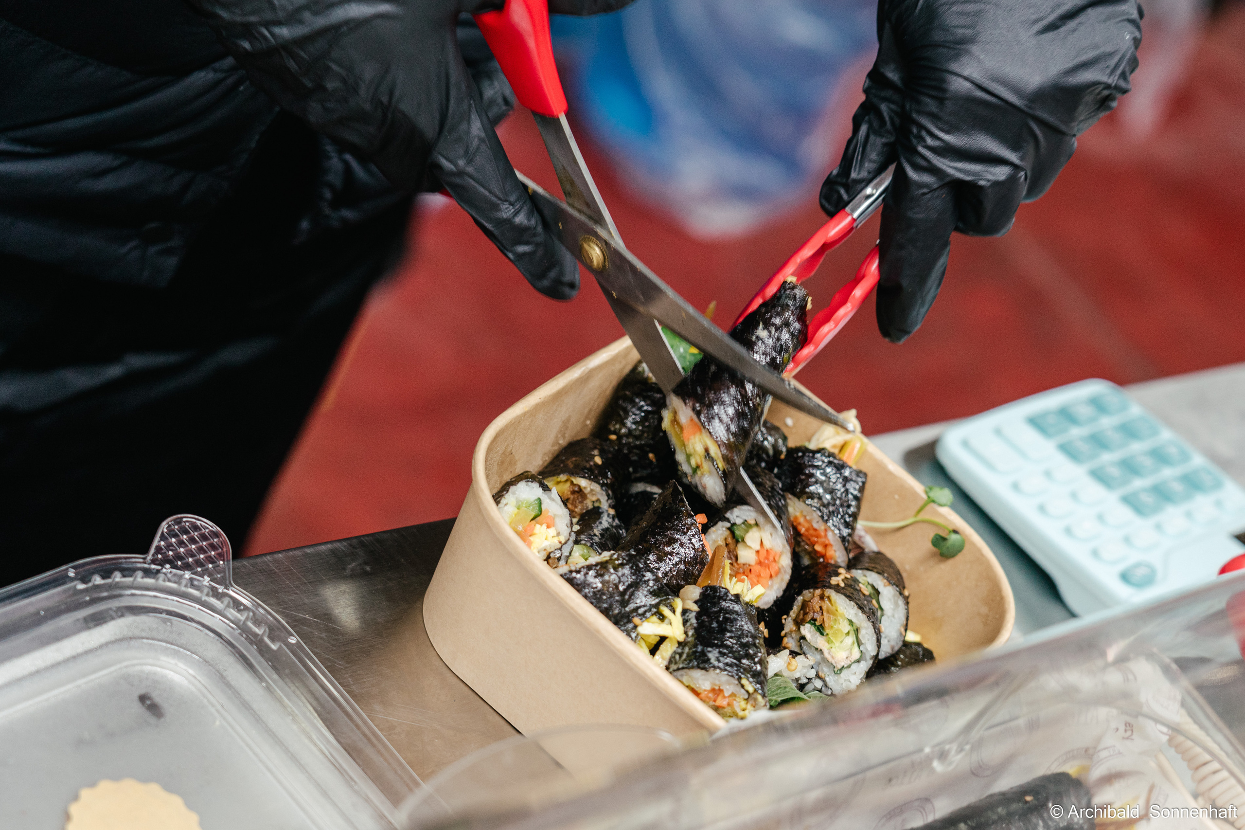 Korean food fest in Tianjin. Photographer in Guangzhou, China. Archibald Sonnenhaft