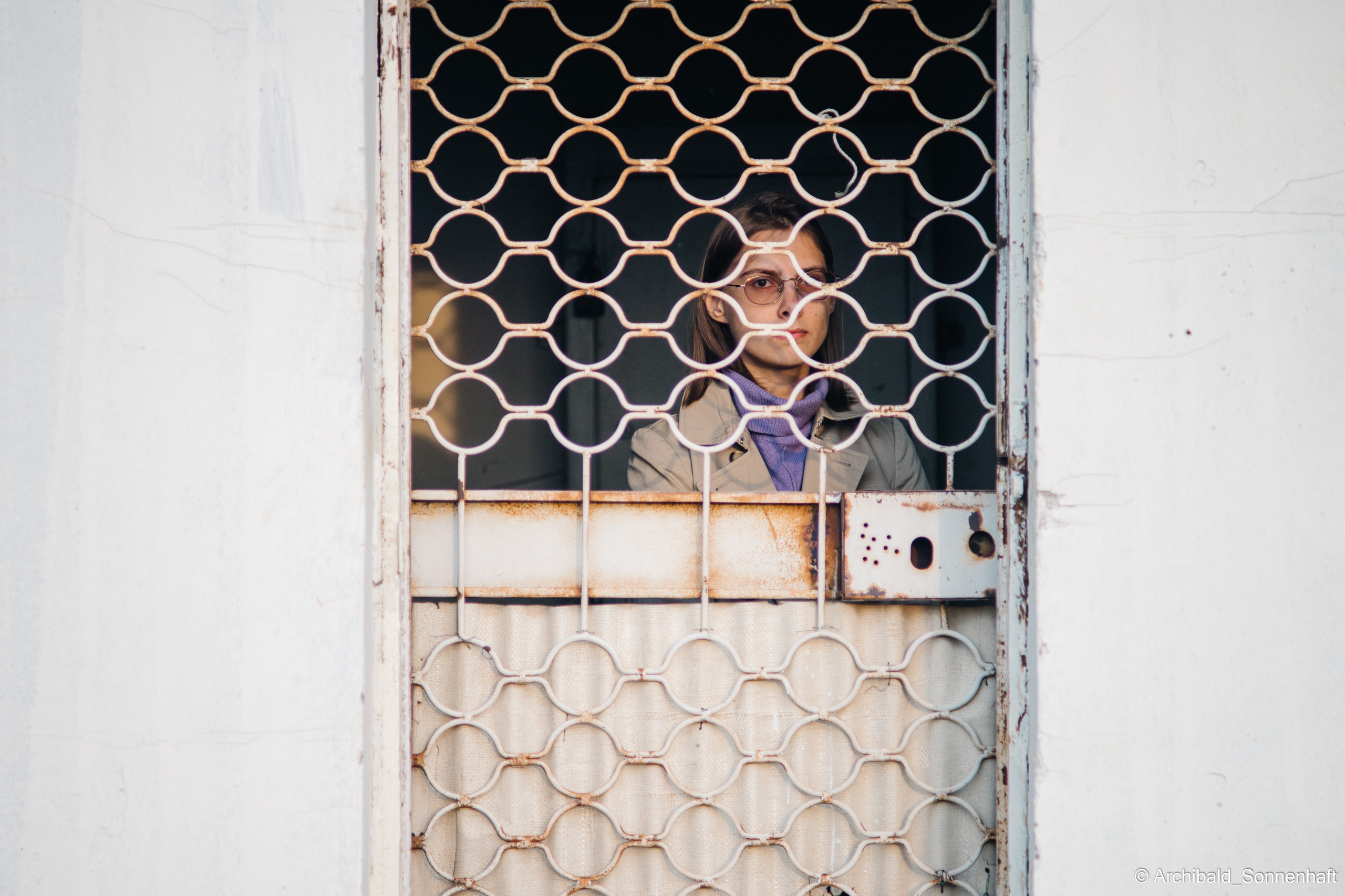 On the roof. Photographer in Guangzhou, China. Archibald Sonnenhaft