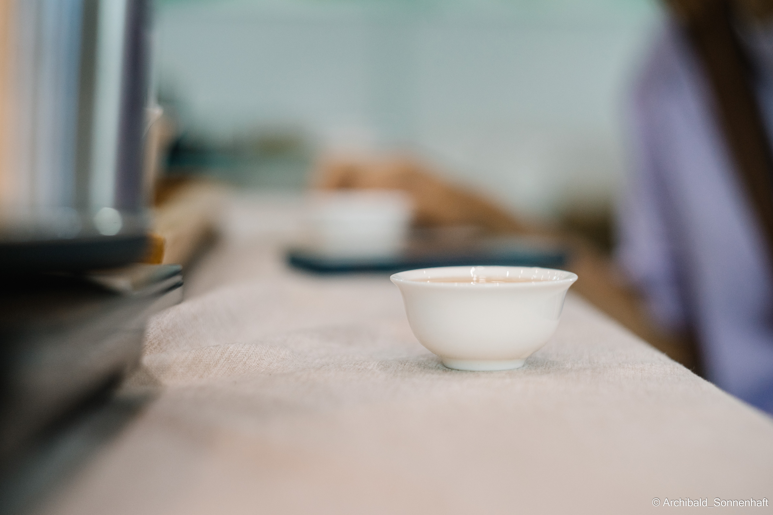 Tea exhibition in Tianjin, China. Photographer in Guangzhou, China. Archibald Sonnenhaft