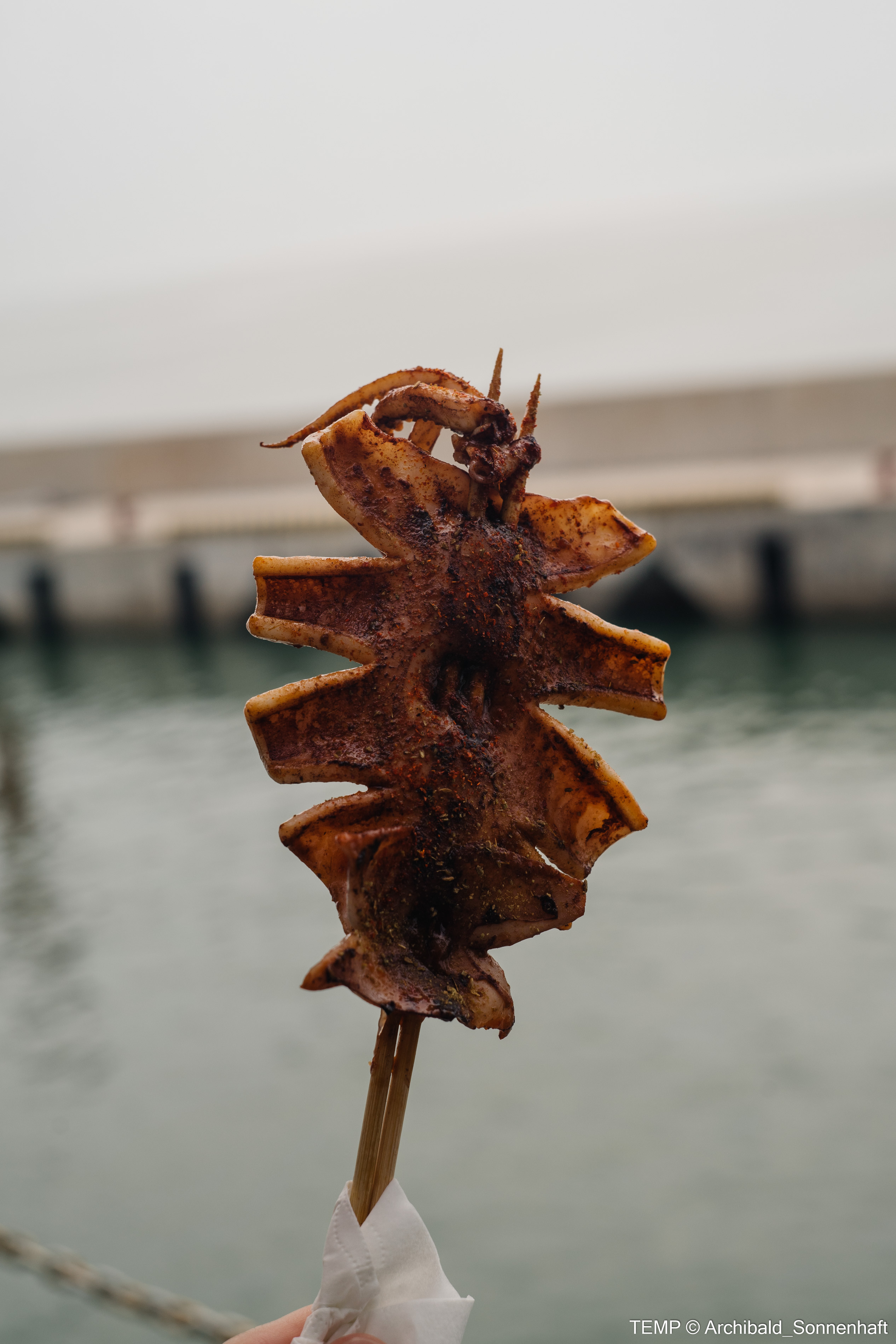 Small tourist island (Yantai district, China). Photographer in Guangzhou, China. Archibald Sonnenhaft