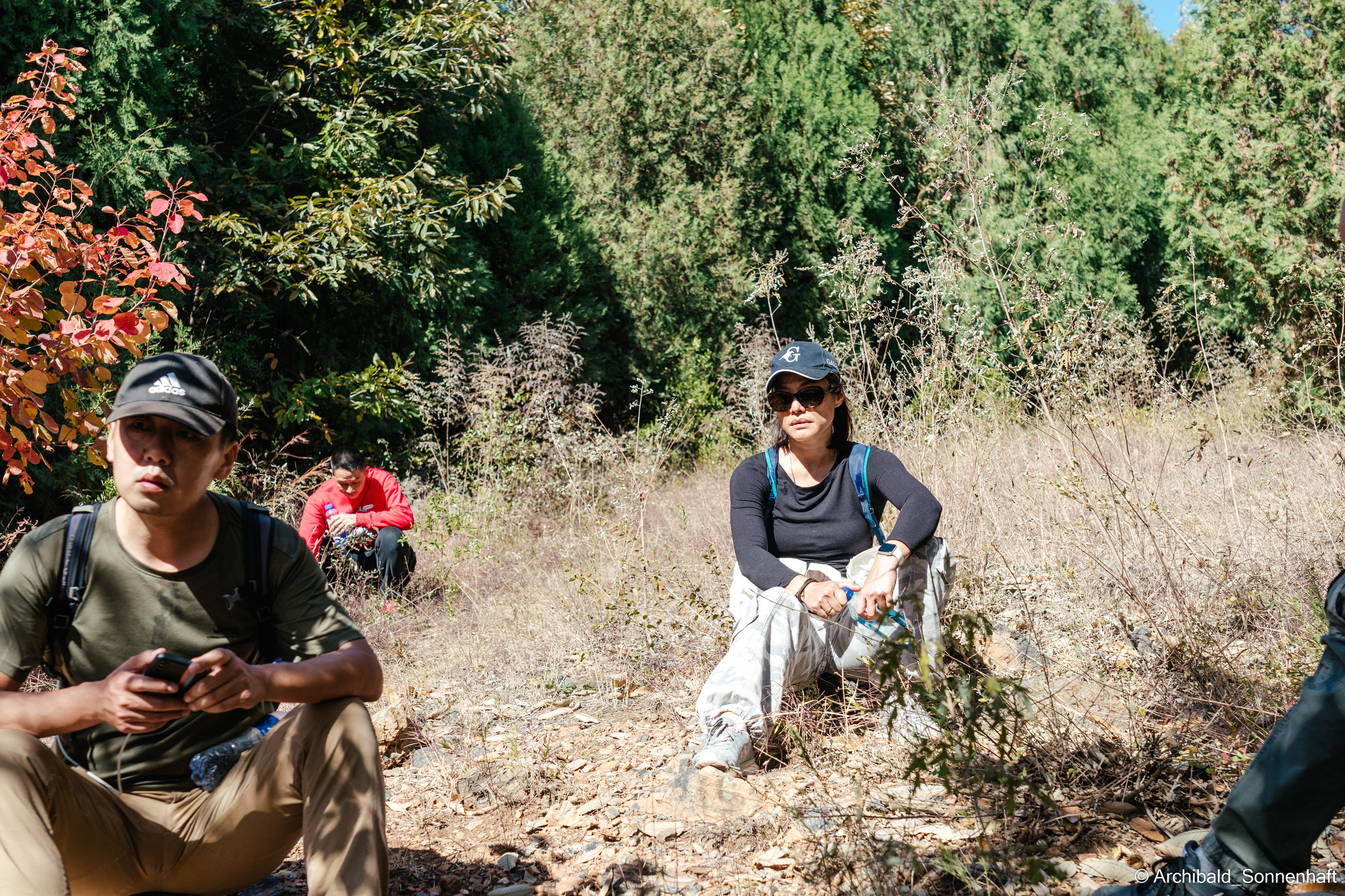 Hiking in Panlai. Photographer in Guangzhou, China. Archibald Sonnenhaft