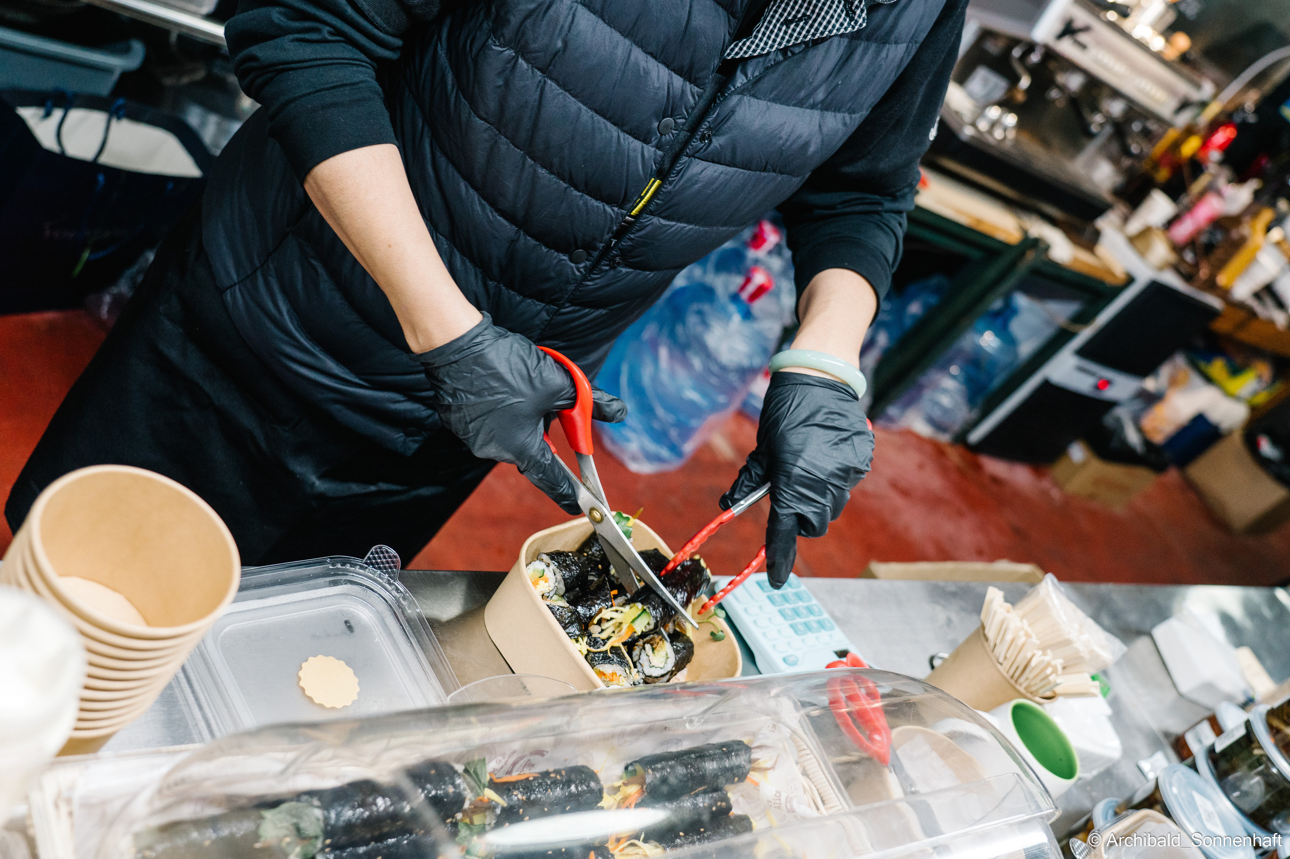 Korean food fest in Tianjin. Photographer in Guangzhou, China. Archibald Sonnenhaft