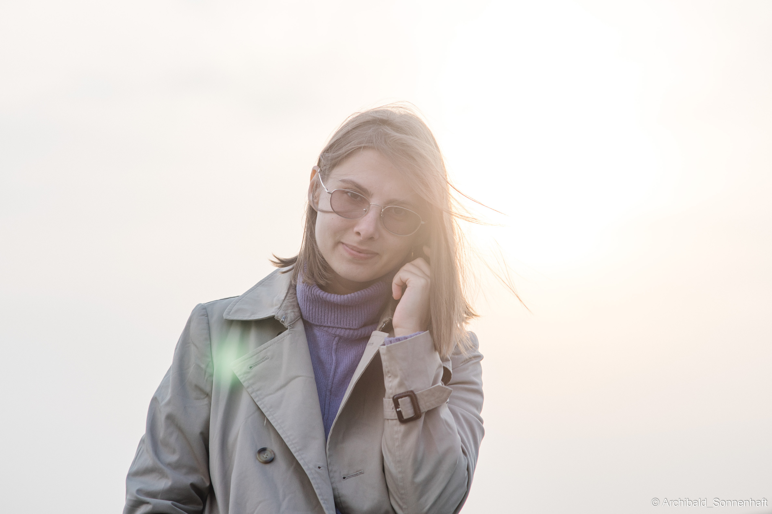 On the roof. Photographer in Guangzhou, China. Archibald Sonnenhaft