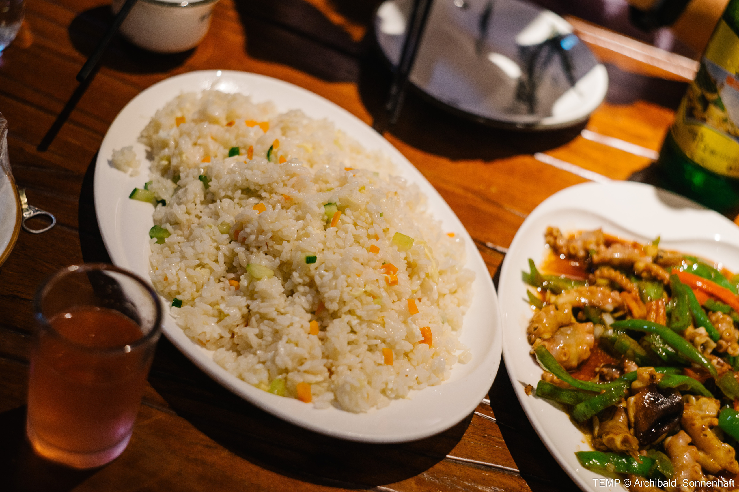 Small tourist island (Yantai district, China). Photographer in Guangzhou, China. Archibald Sonnenhaft