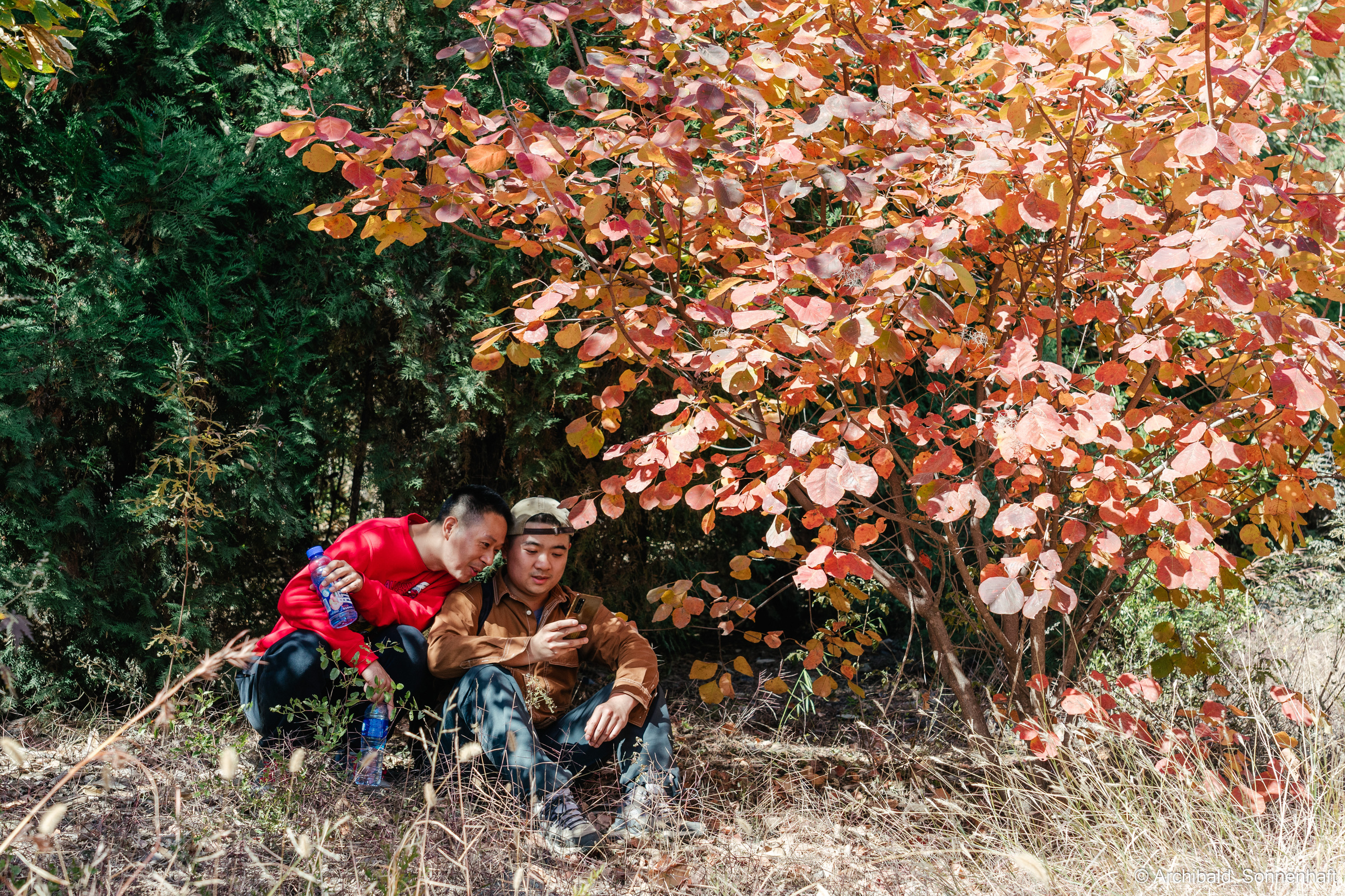 Hiking in Panlai. Photographer in Guangzhou, China. Archibald Sonnenhaft