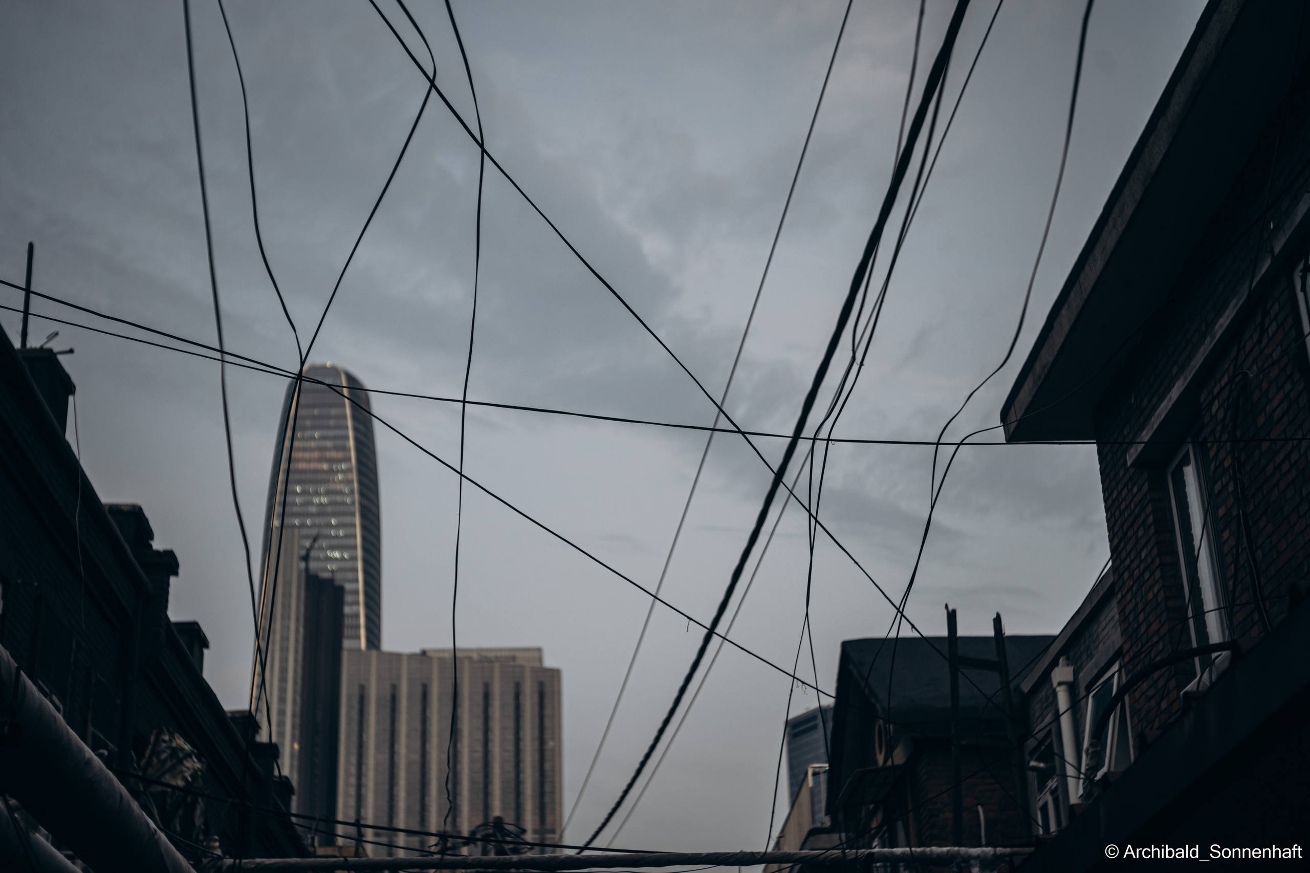 Wires. Photographer in Guangzhou, China. Archibald Sonnenhaft