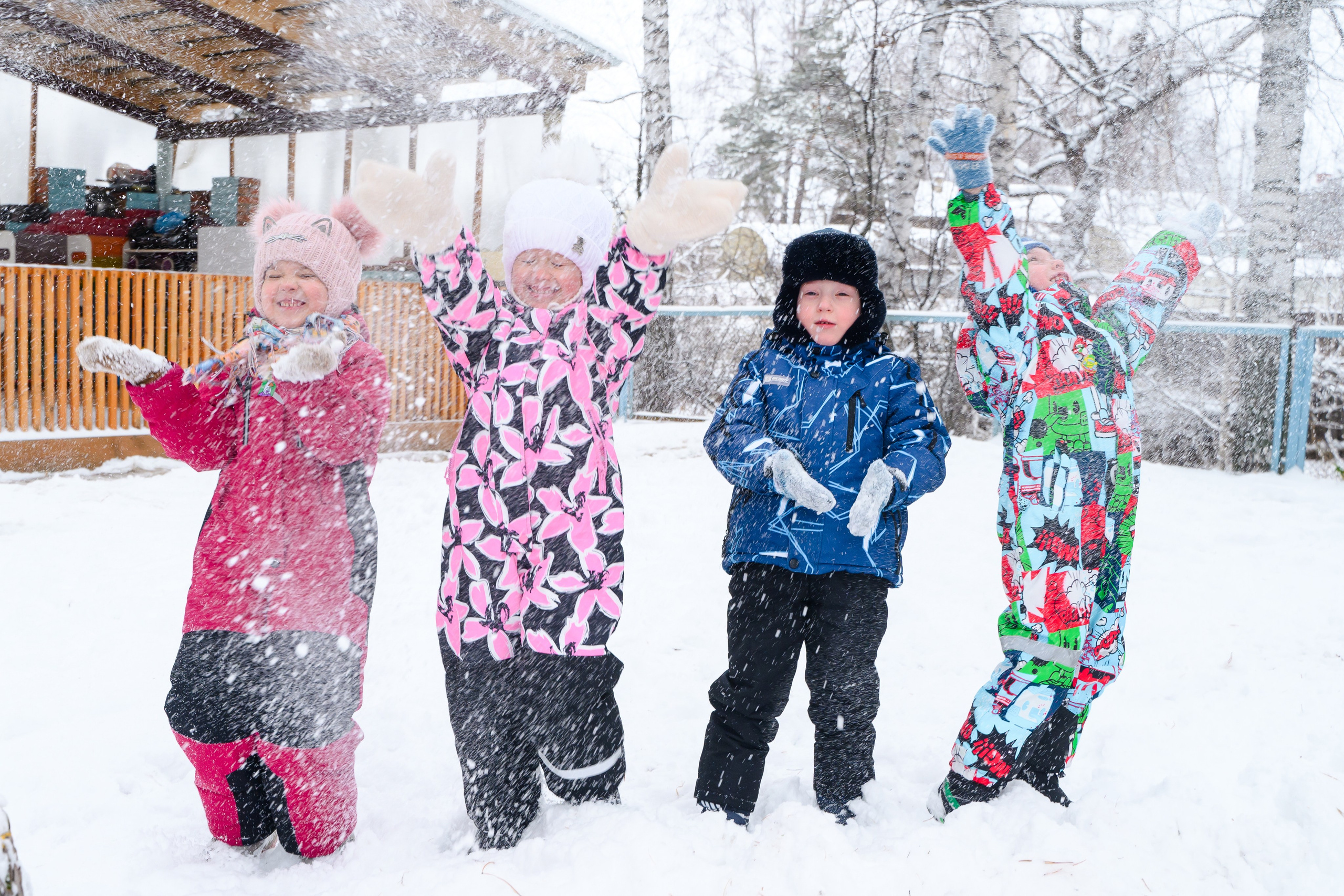Зимняя прогулка в саду. Студия выпускных альбомов Ольги Галкиной. Томск