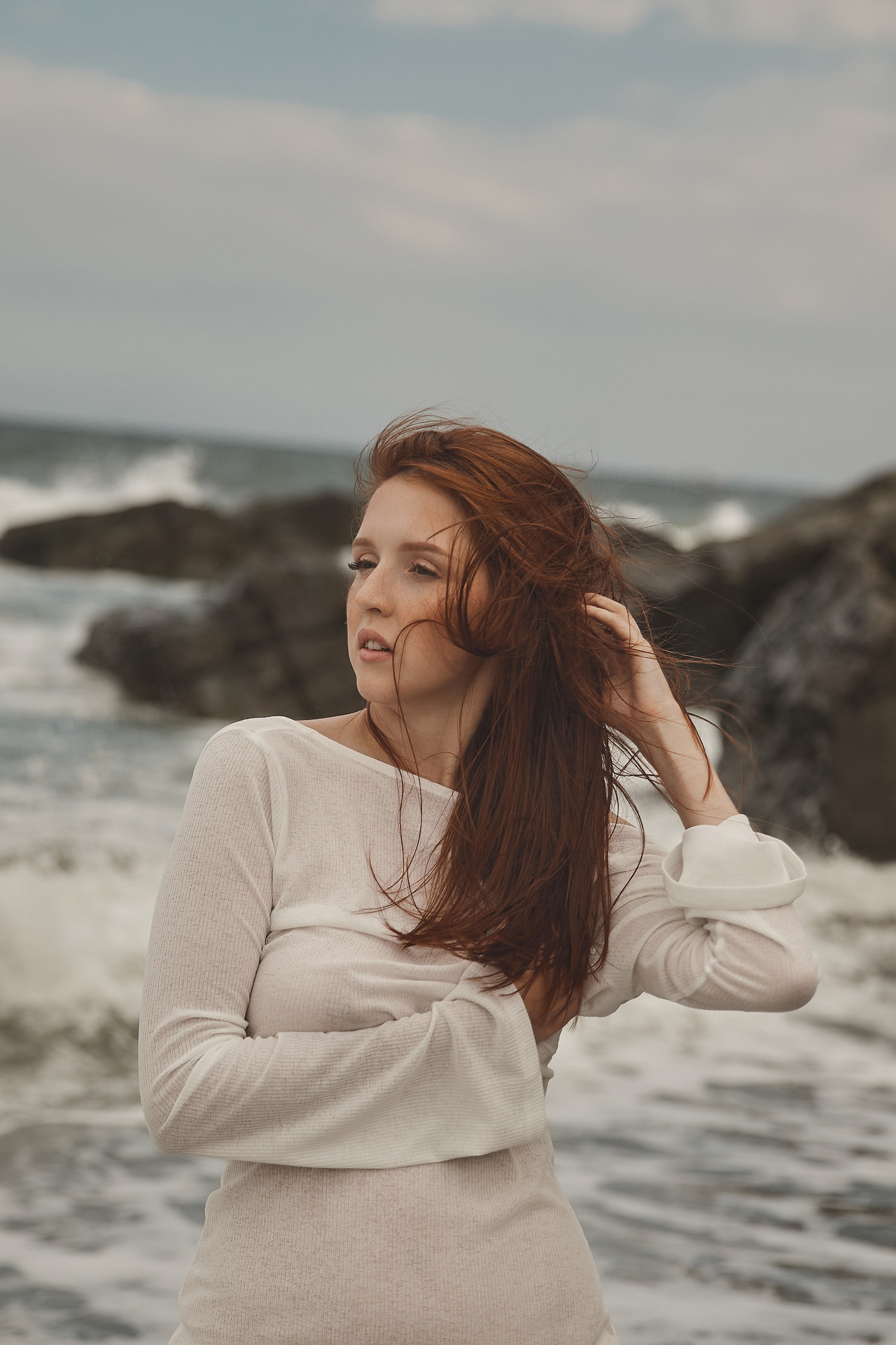 Анастасия_море. Фотограф женского портрета, беременности и материнства Харькова Елена