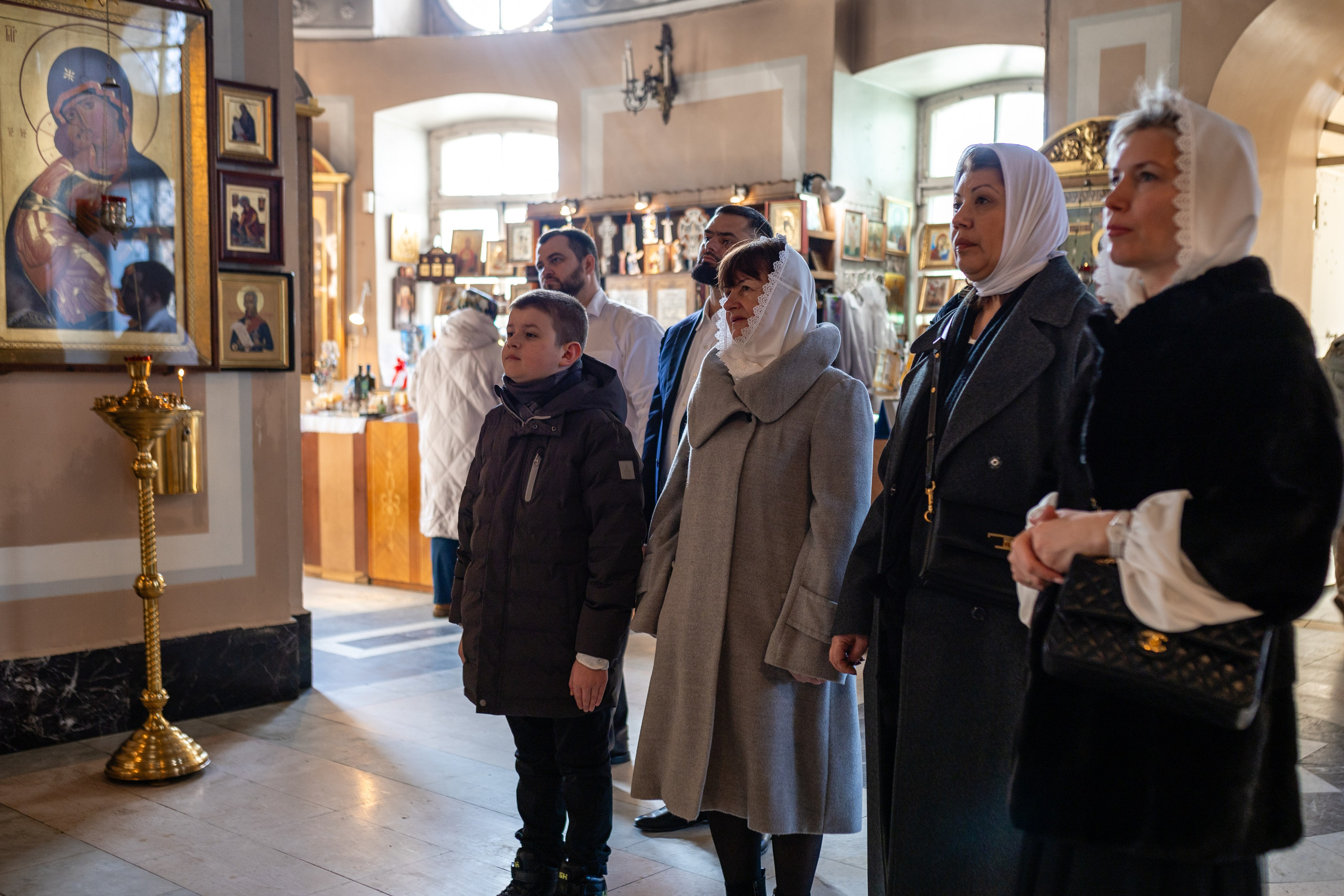 Крещение в Храме Влахернской иконы Божией Матери Кузьминки. Профессиональный фотограф в Москве и Мо Мария Шантарёва