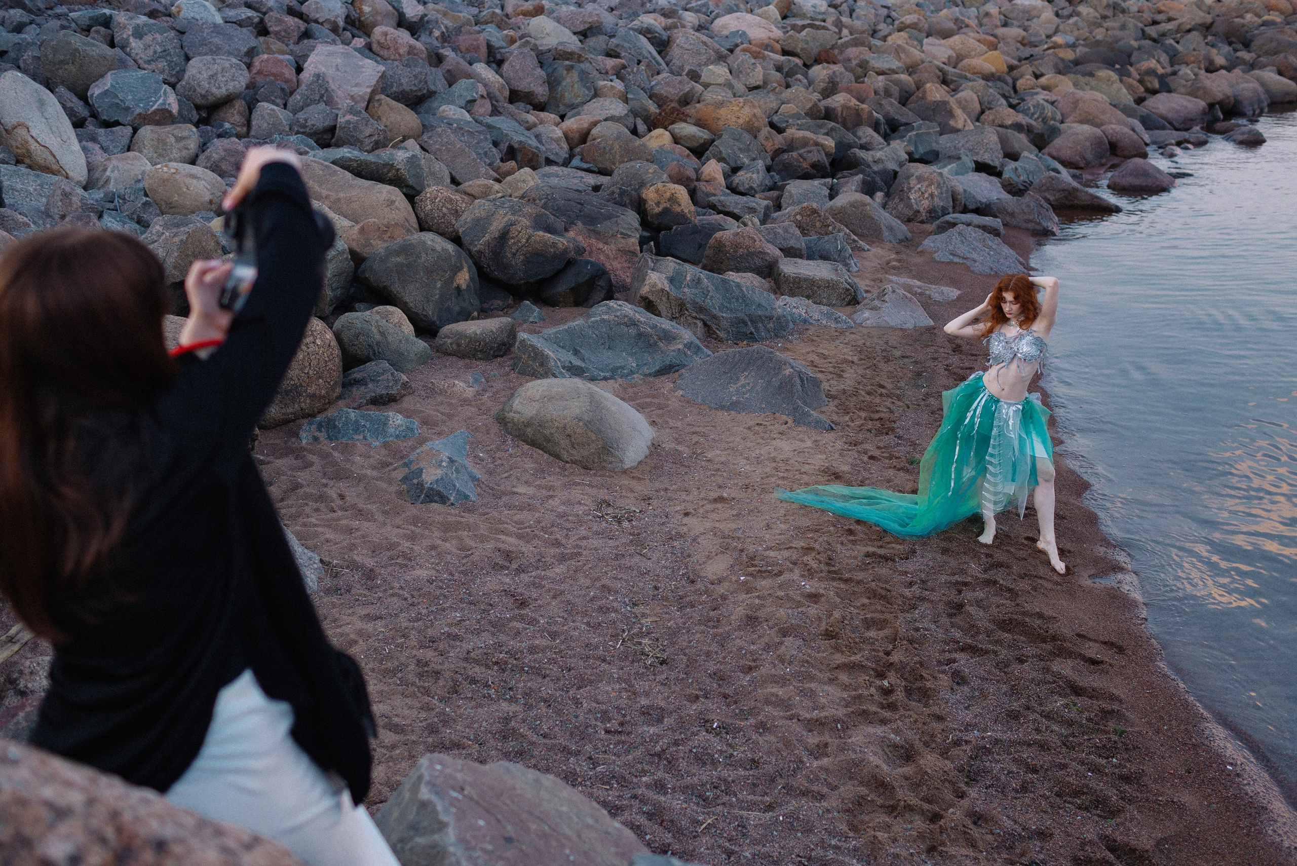Backstage Mermaid. Фотограф Вика Йодль