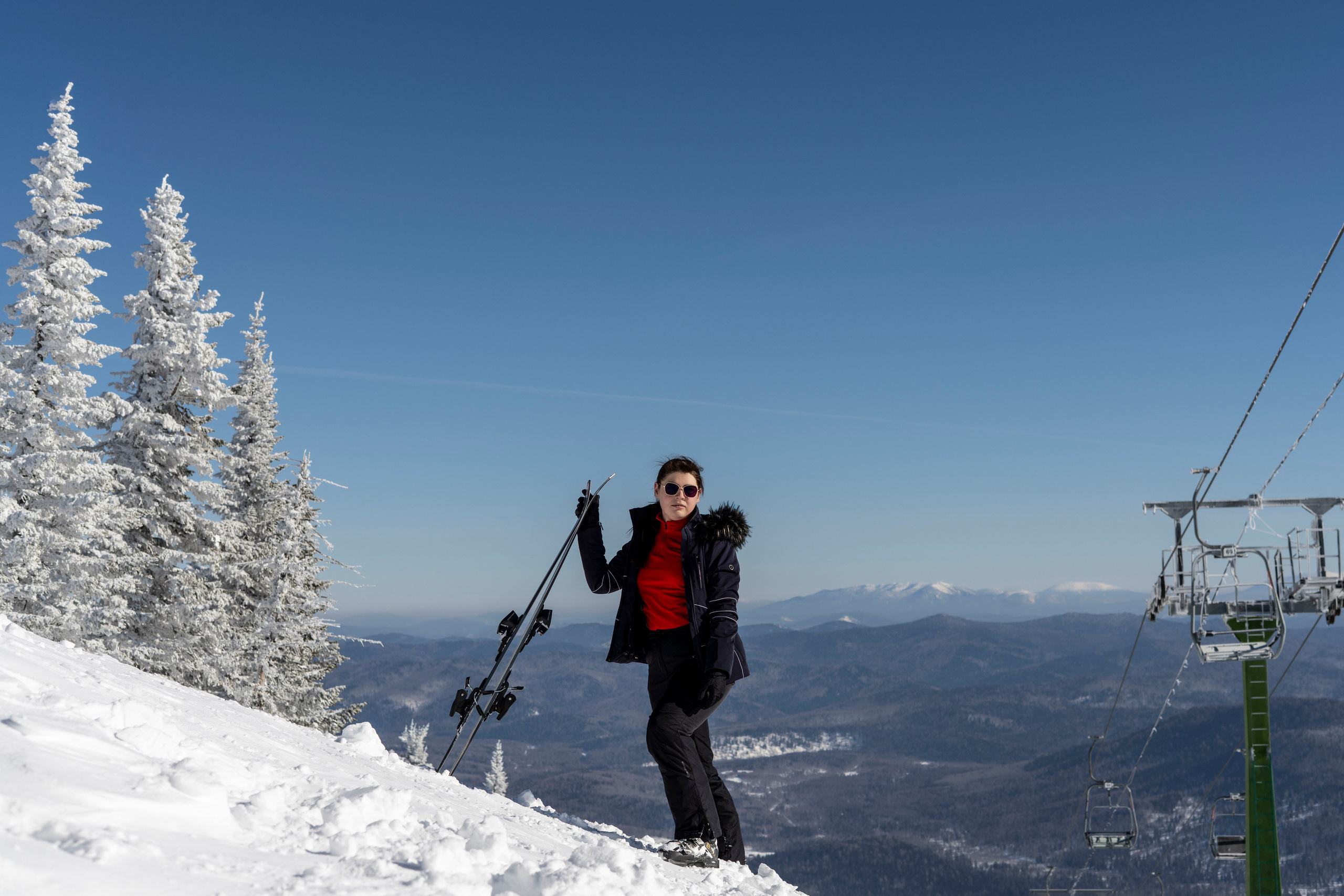 Фотосессия на вершине. Анастасия Паршукова — фотограф Шерегеш Новосибирск
