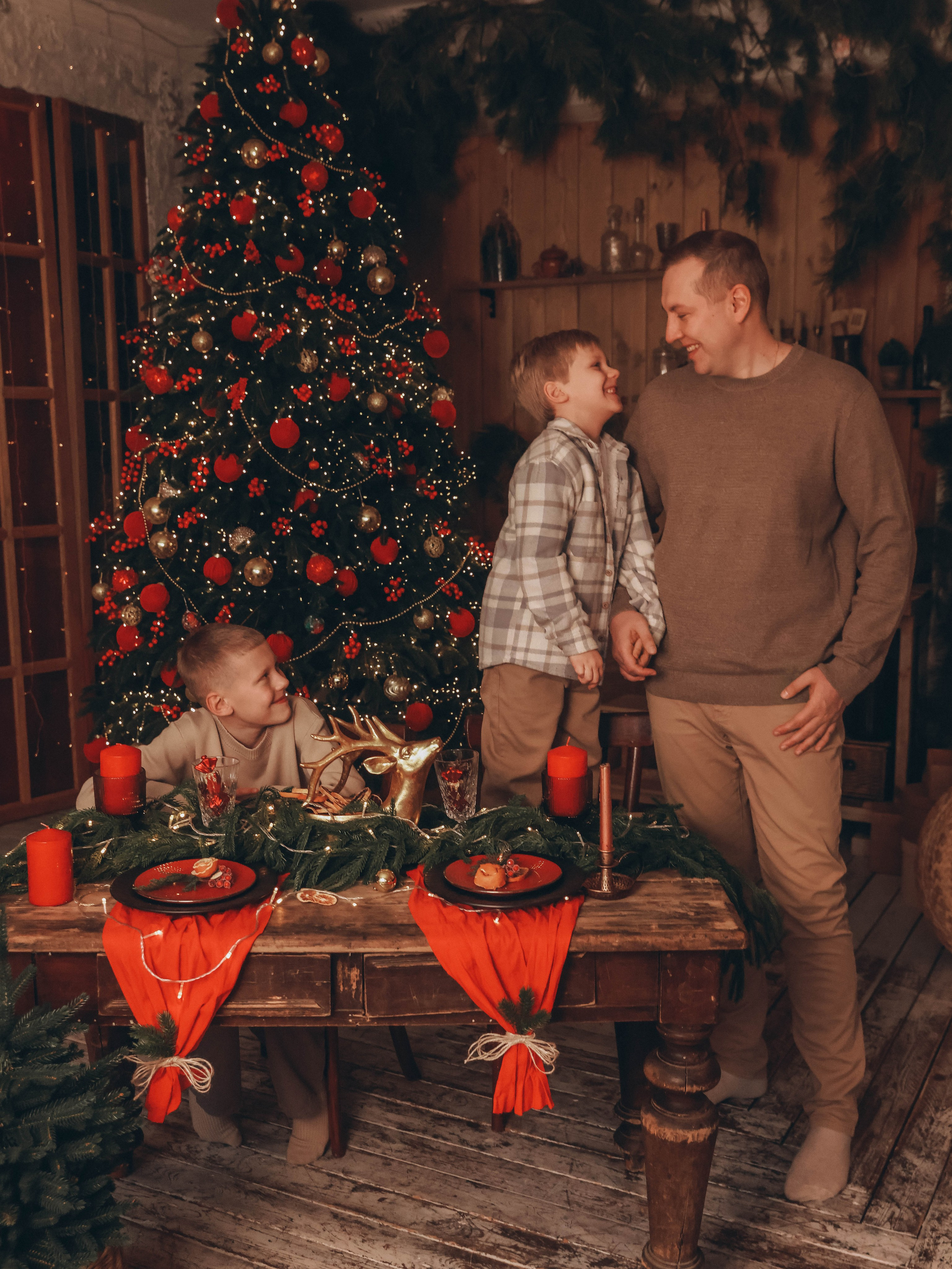 Вечерная семейная новогодняя. Мультифотограф Динара Ахмедзянова