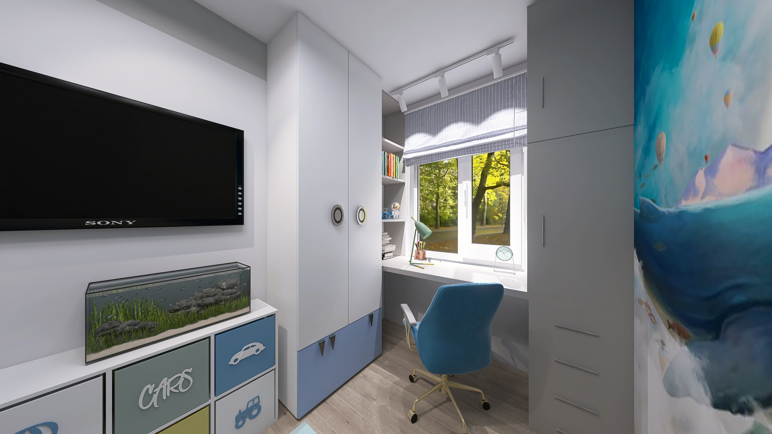 Квартира 58 м² для семьи из 4х человек. Дизайн для каждого