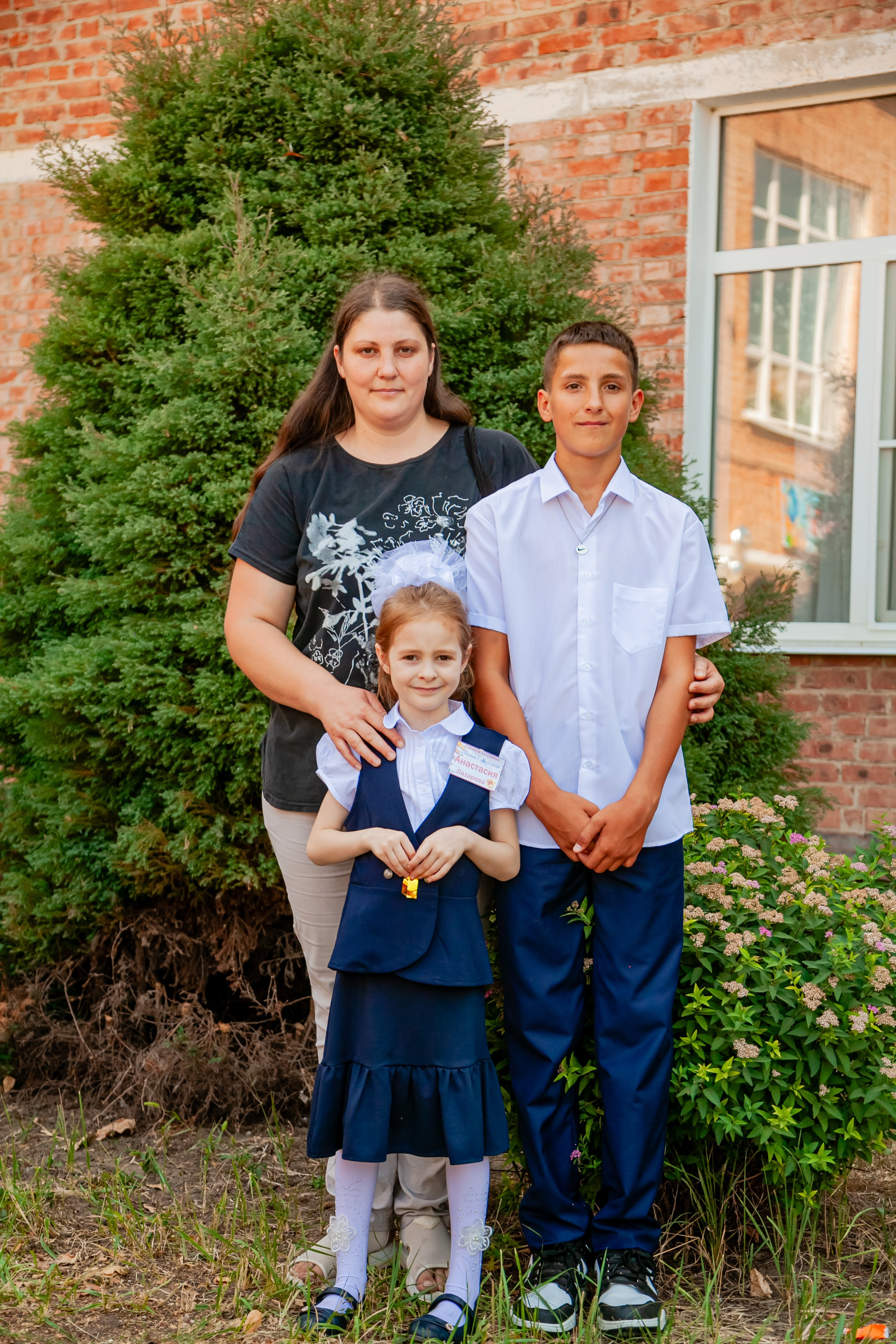 1 сентября линейка. Свадебный и семейный фотограф в Армавире