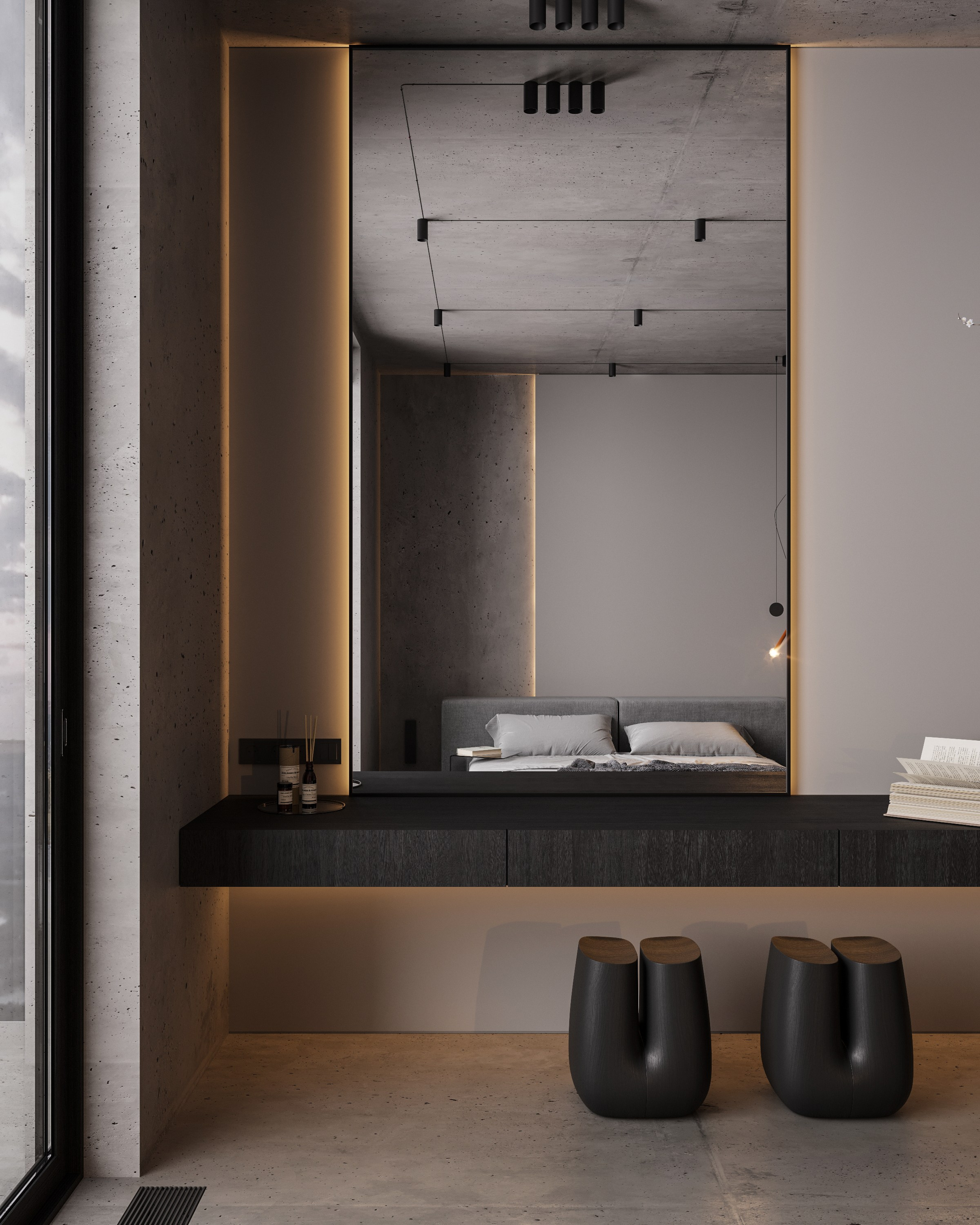 MK | Master bedroom. 3D визуализация интерьеров — Ирина