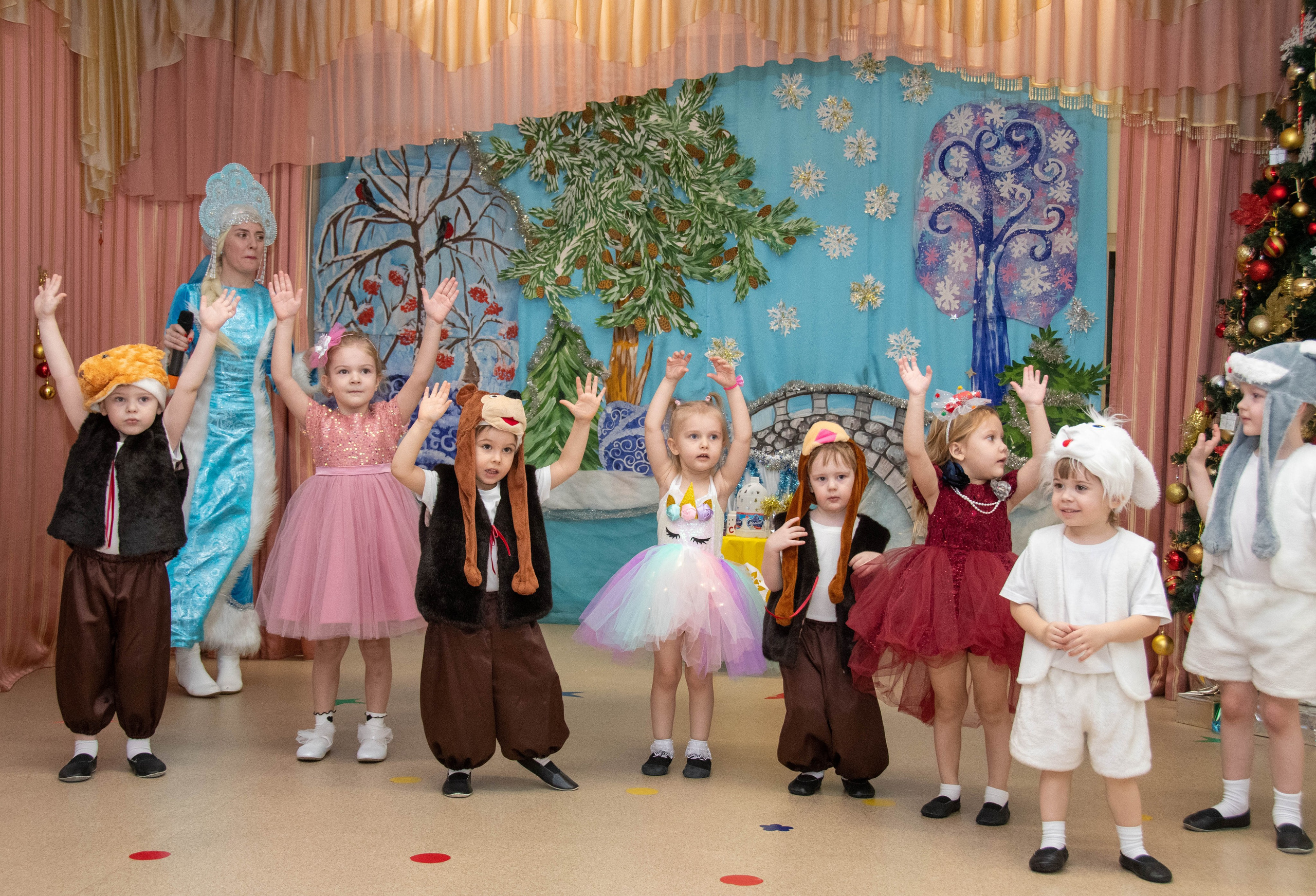 2023 Новый год. Акварель, Первомайка. Репортажный и детский фотограф в Новосибирске