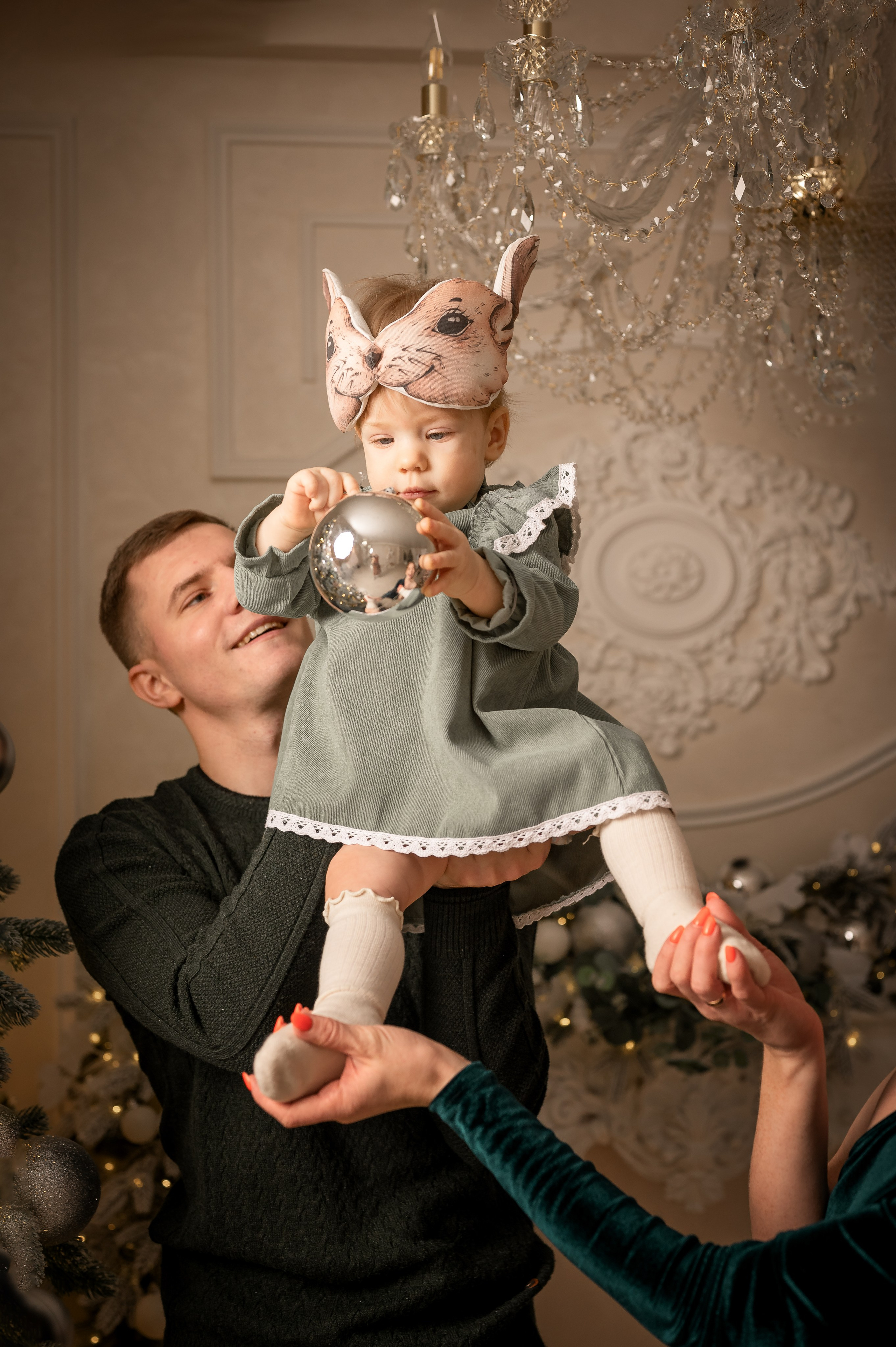 Новый год в студии. Фотограф новорождённых, семейный, школьный в городе Калуге Евгения