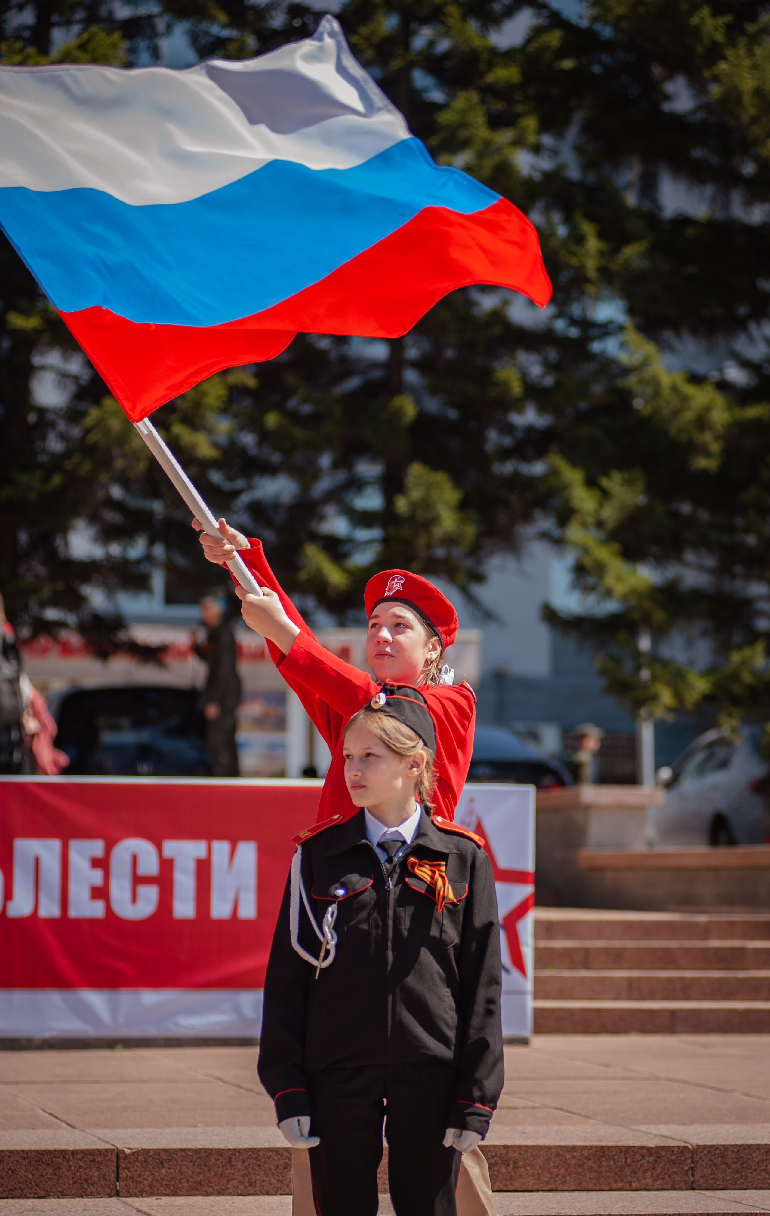 8 Мая. Парад ЮнАрмии. Андреева Александра фотограф в г. Улан-Удэ