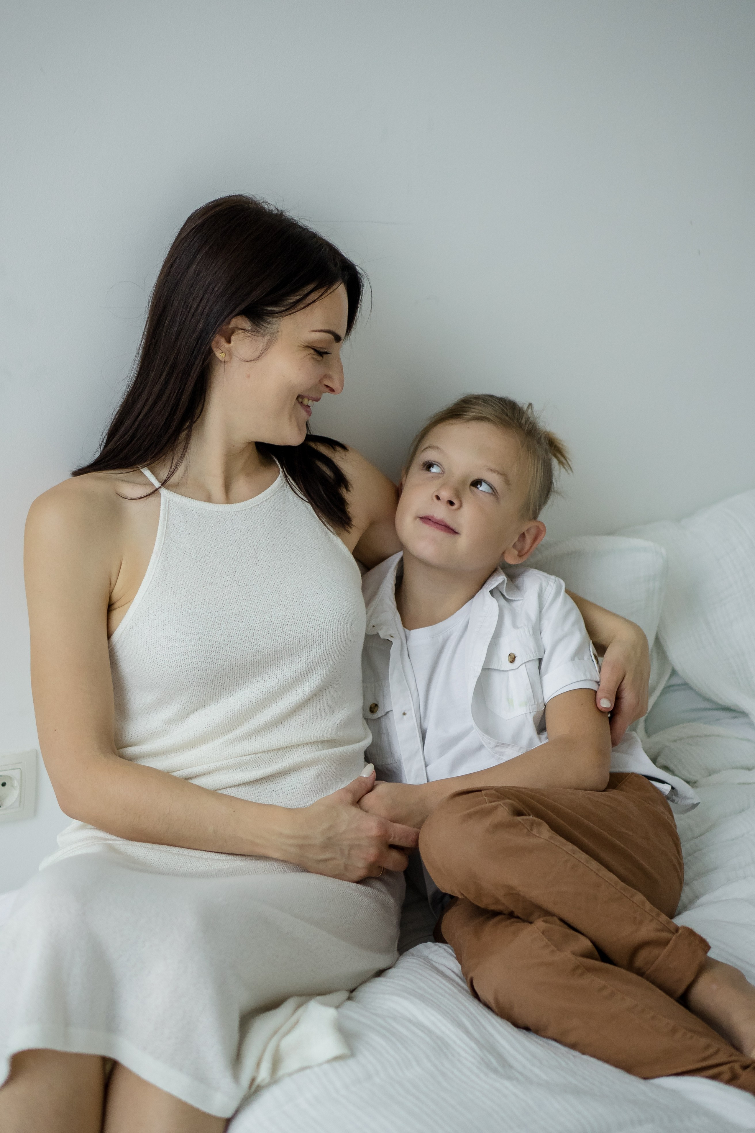 Семейная фотосессия семьи К. в фотостудии. Фотограф Ольга Игорева