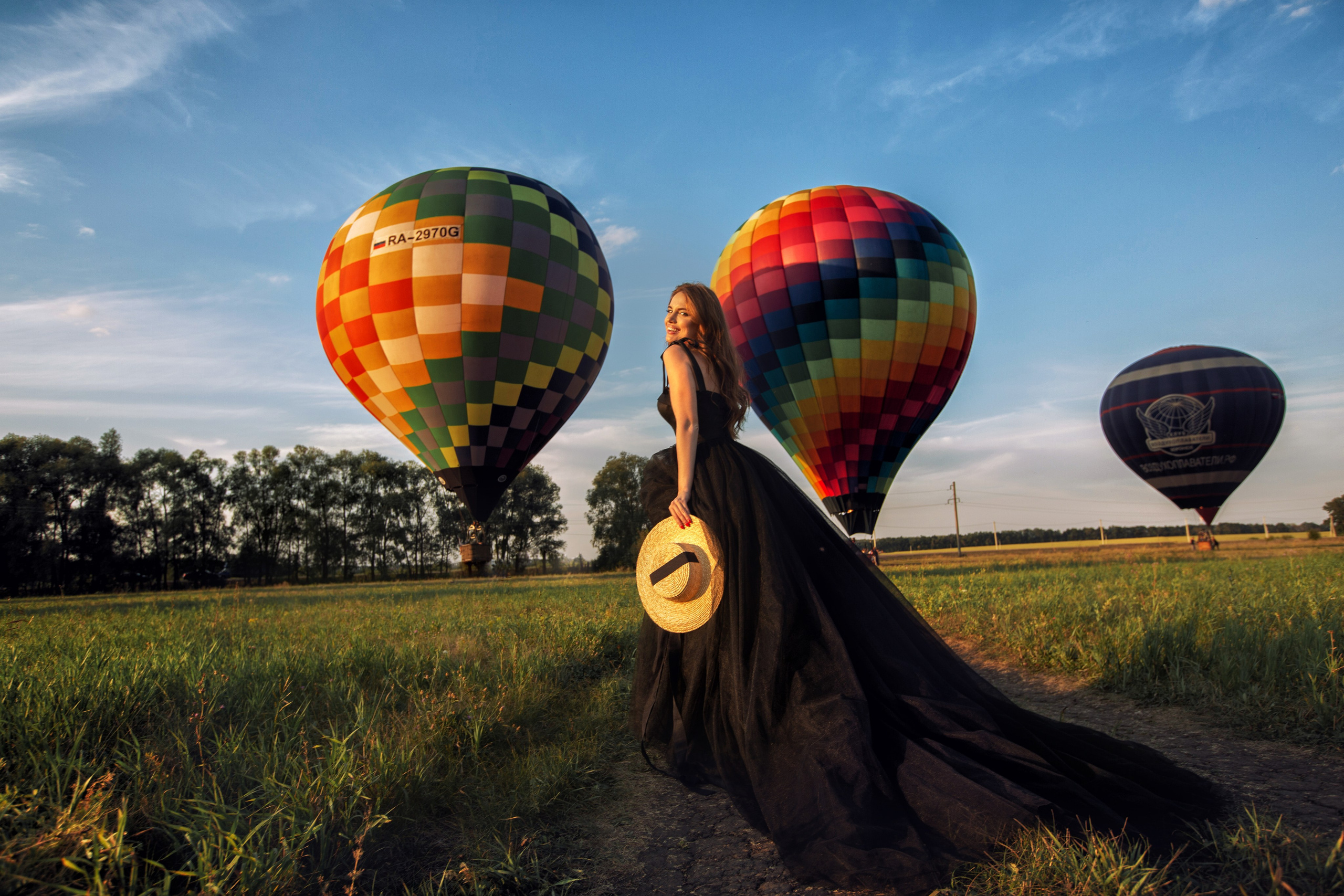 Фотосессия на природе (Воздушный Шар) фотограф Ольга Волкова. Свадебный, Семейный и Детский фотограф в Воронеже Ольга Волкова