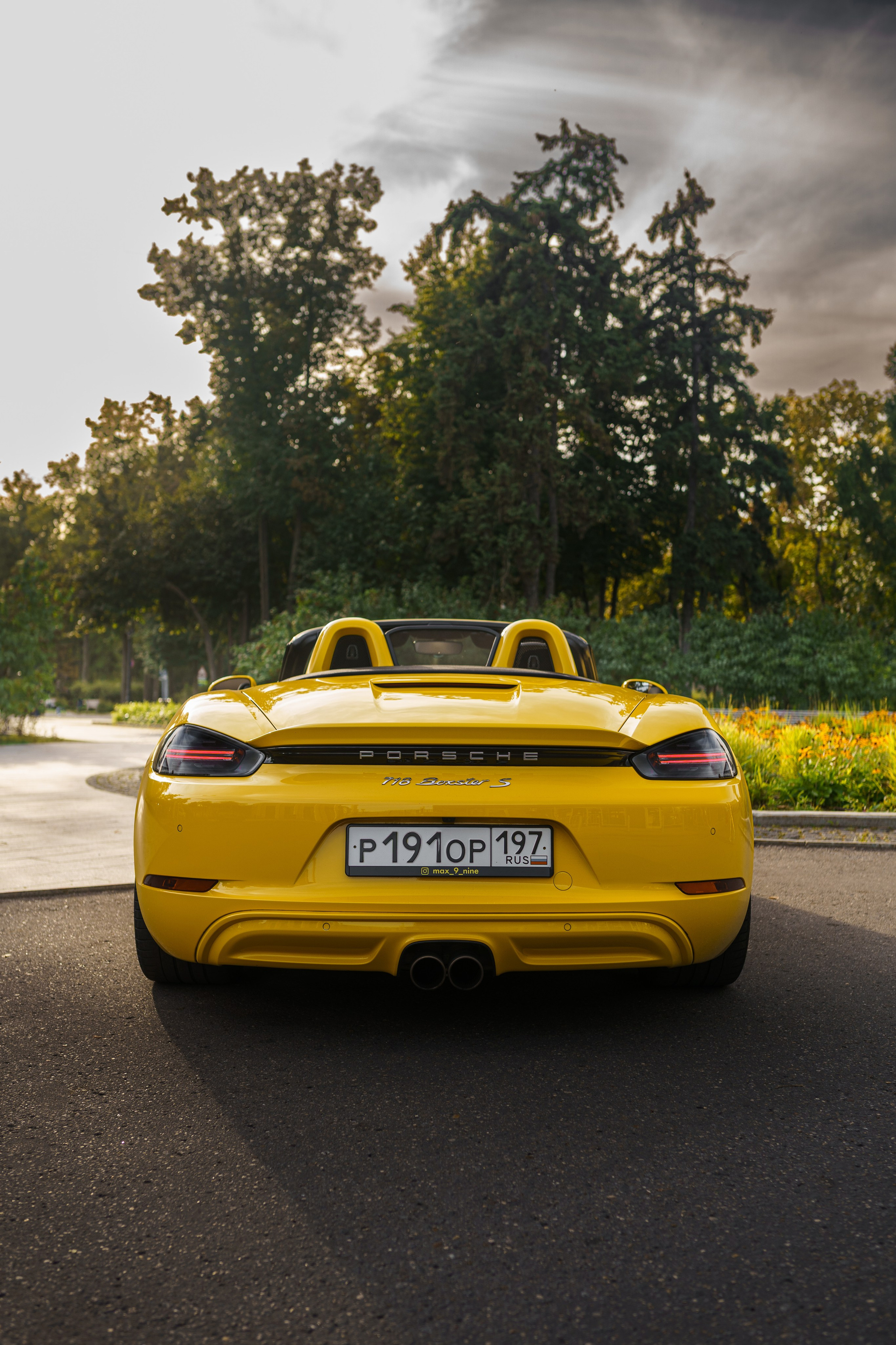Porsche 718 Boxster S. Автомобильный фотограф в Москве | Базилев Александр
