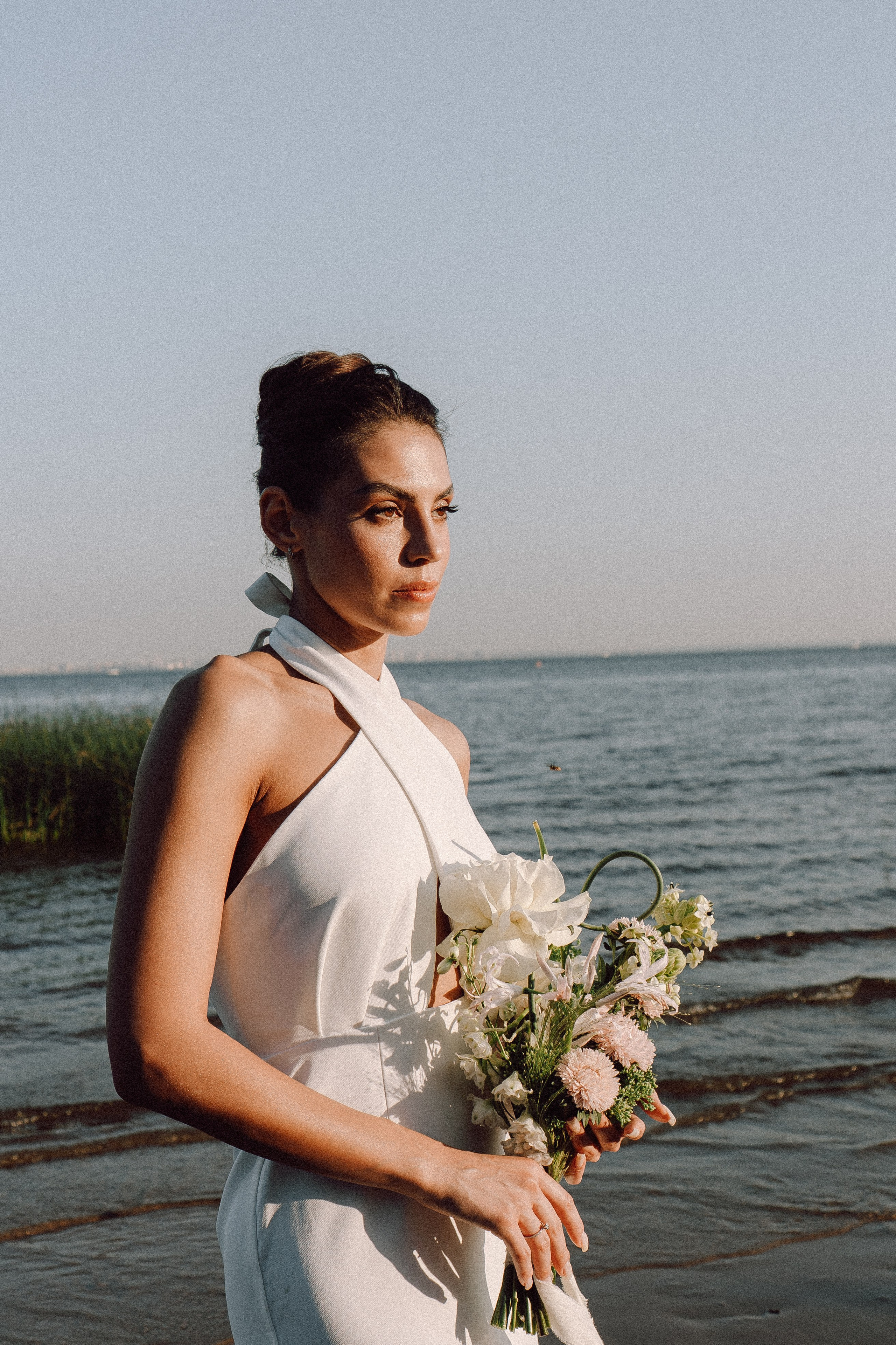 СВАДЕБНАЯ ФОТОСЕССИЯ ВЫЕЗДНОЙ ЦЕРЕМОНИИ (ФИНСКИЙ ЗАЛИВ). Профессиональный фотограф, Санкт-Петербург — Виктория Богомолова