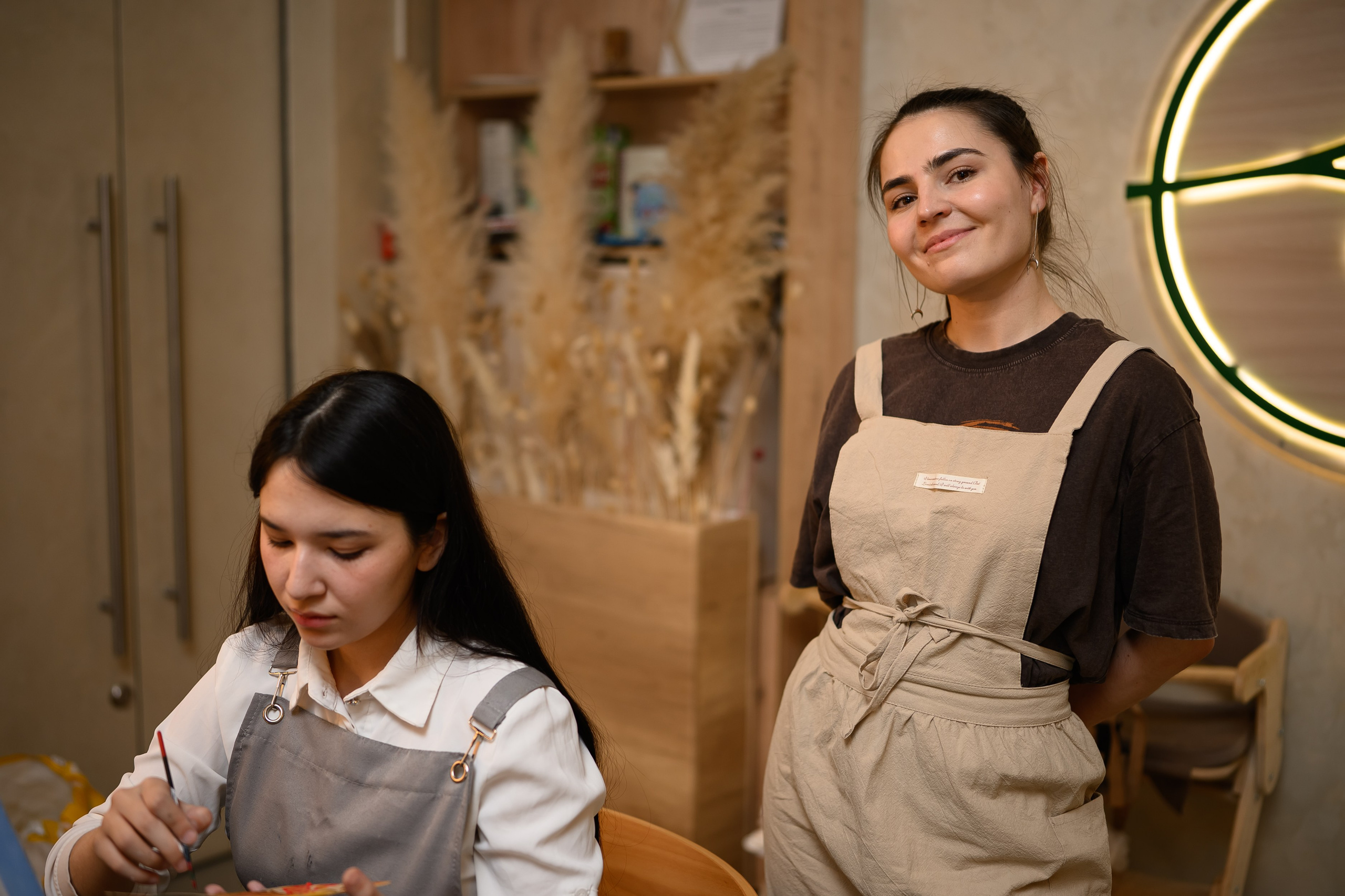 Мастер-класс по рисованию в ресторане Урман