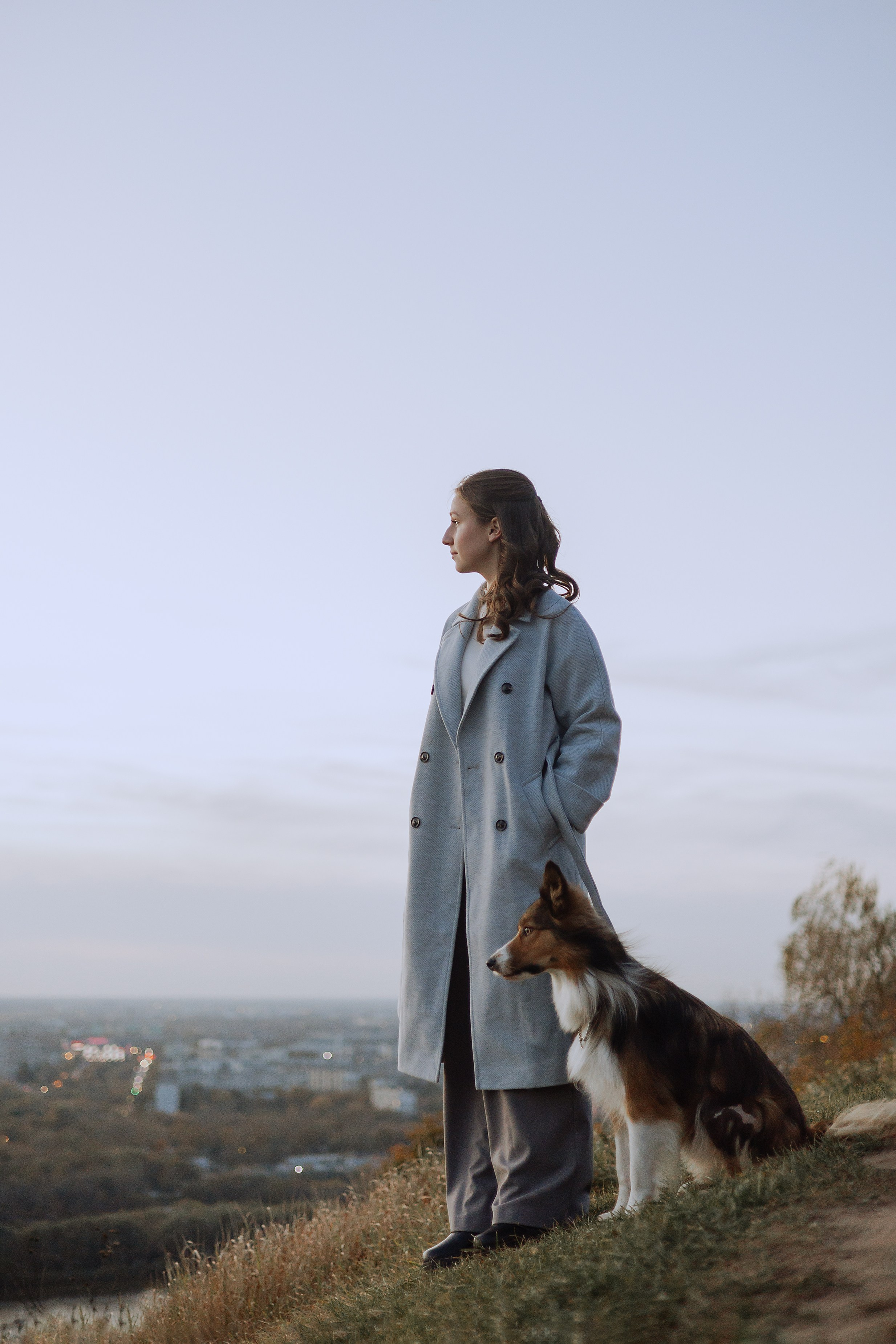 Осенняя съемка Аллы и ее спутника Джея (пакет «Чуть-чуть»). Фотограф Анималист Екатерина Справцева в Нижнем Новгороде