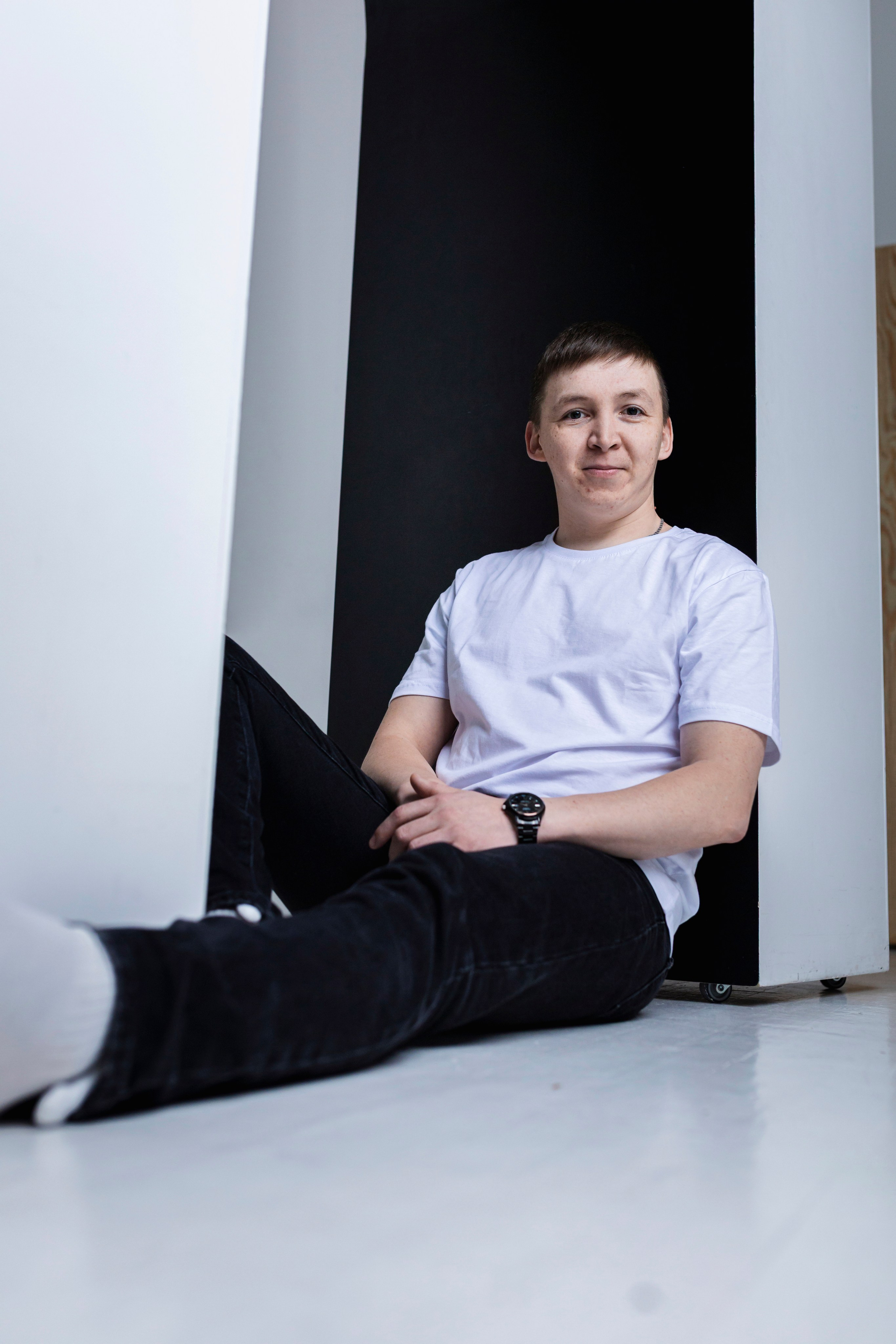 Фотосессия в студии для Дениса Ульяны и Киры. Фотограф Каримов Виктор