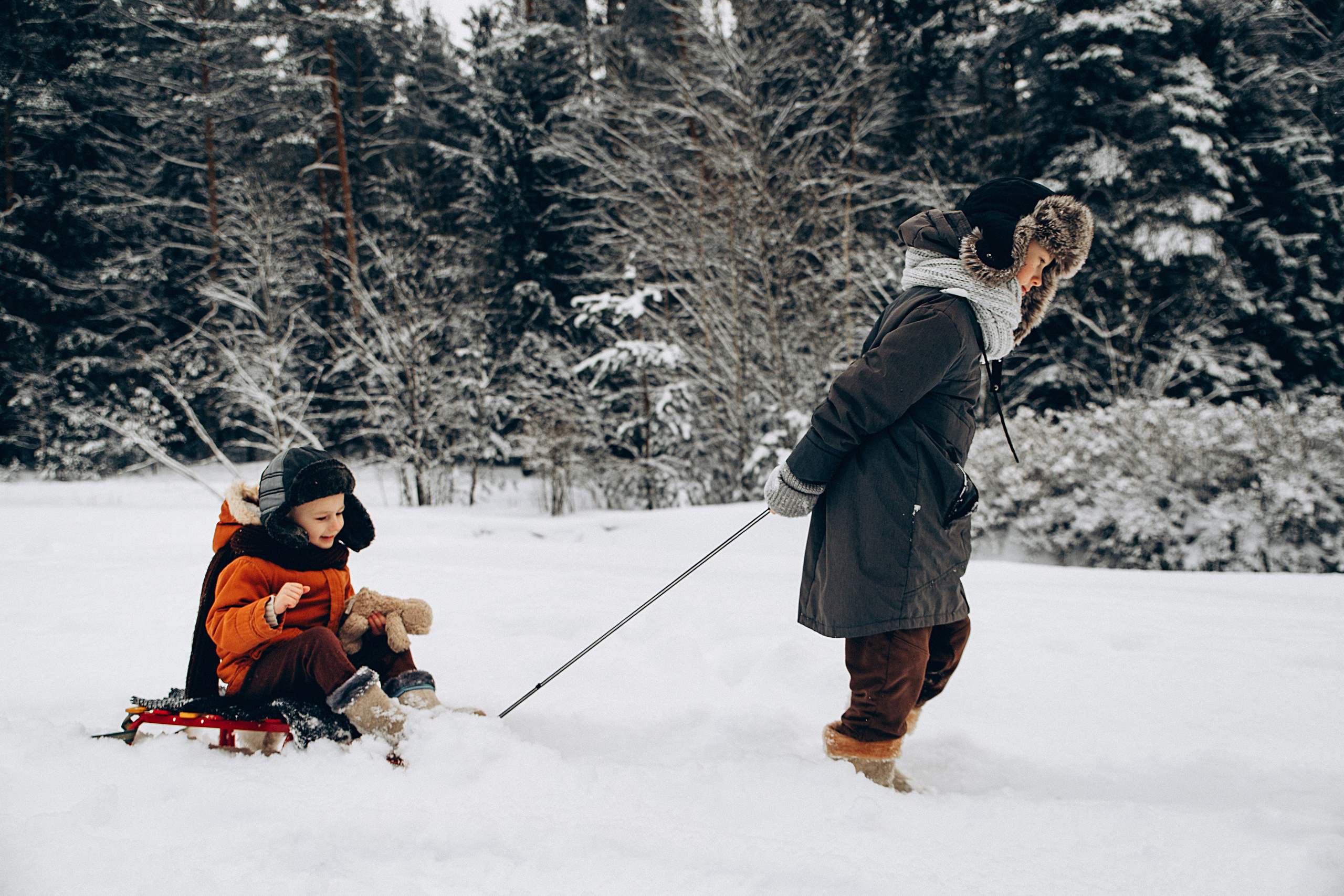 Зимние радости. Репортажный и детский фотограф в Минске