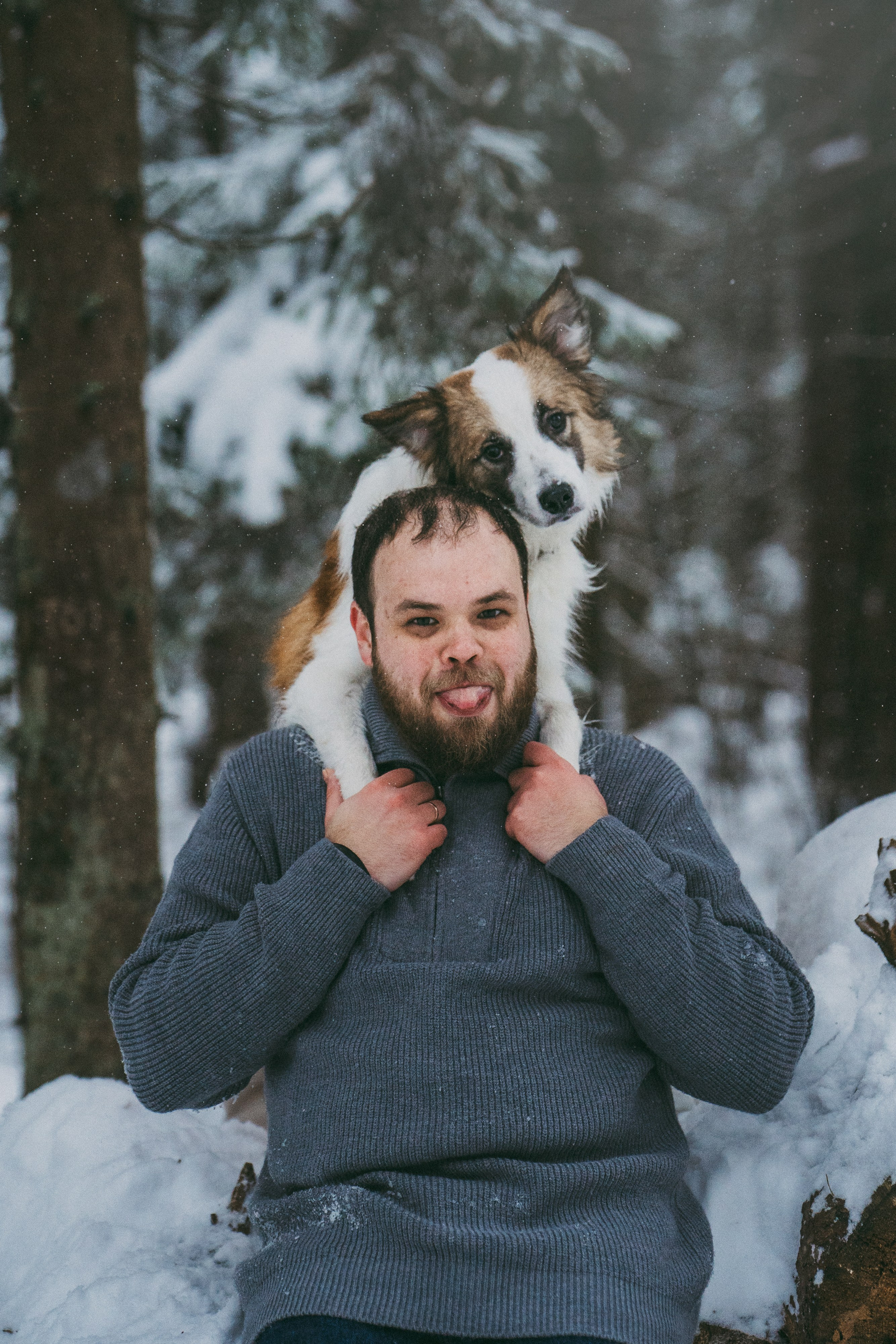 Катя, Анатолий и Елай. Фотограф анималист в Москве и Санкт-Петербурге Свиридова Анна