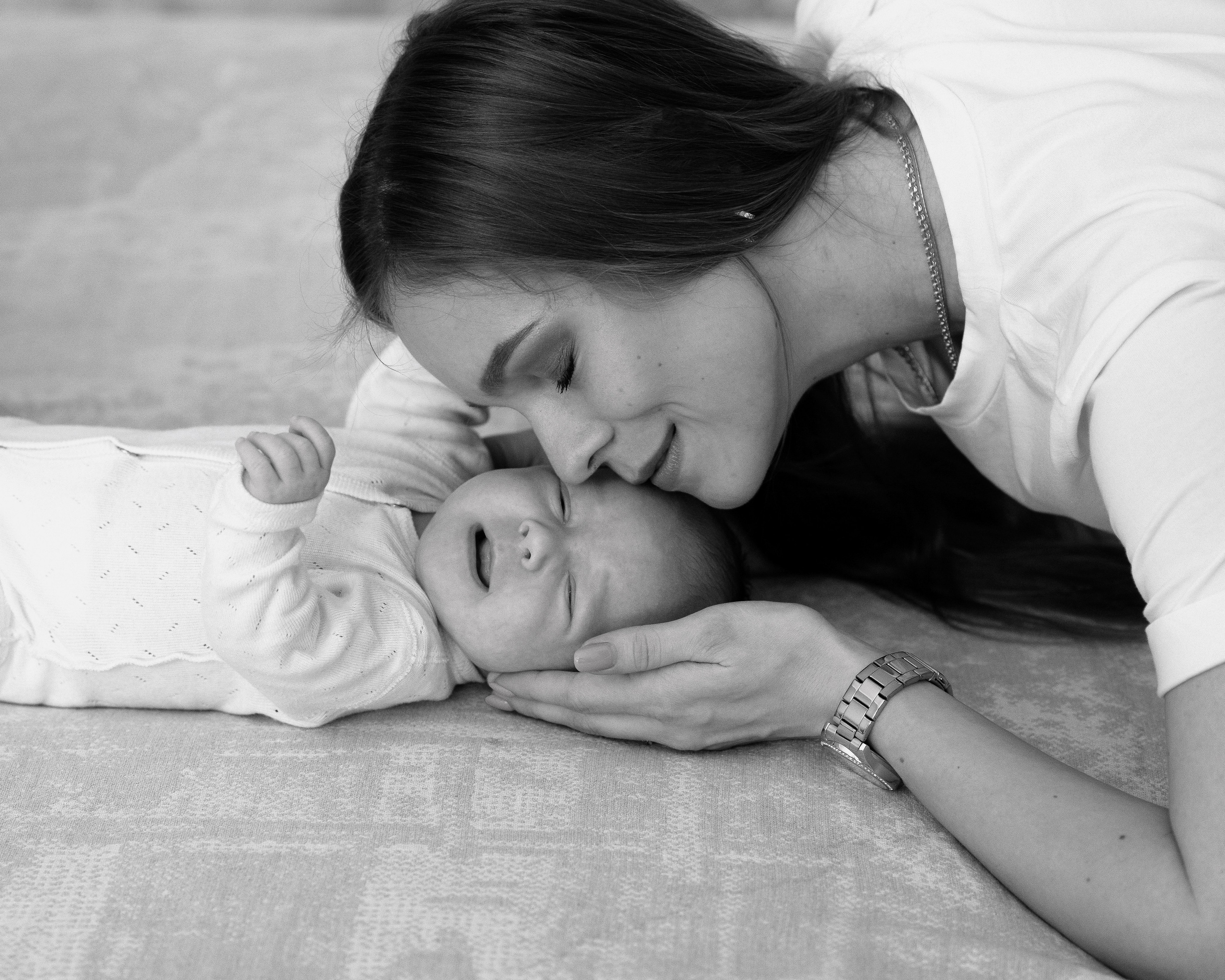 Маленькая Машенька. Семейный фотограф на выписку из роддома и крещение Минск Настя Гришук