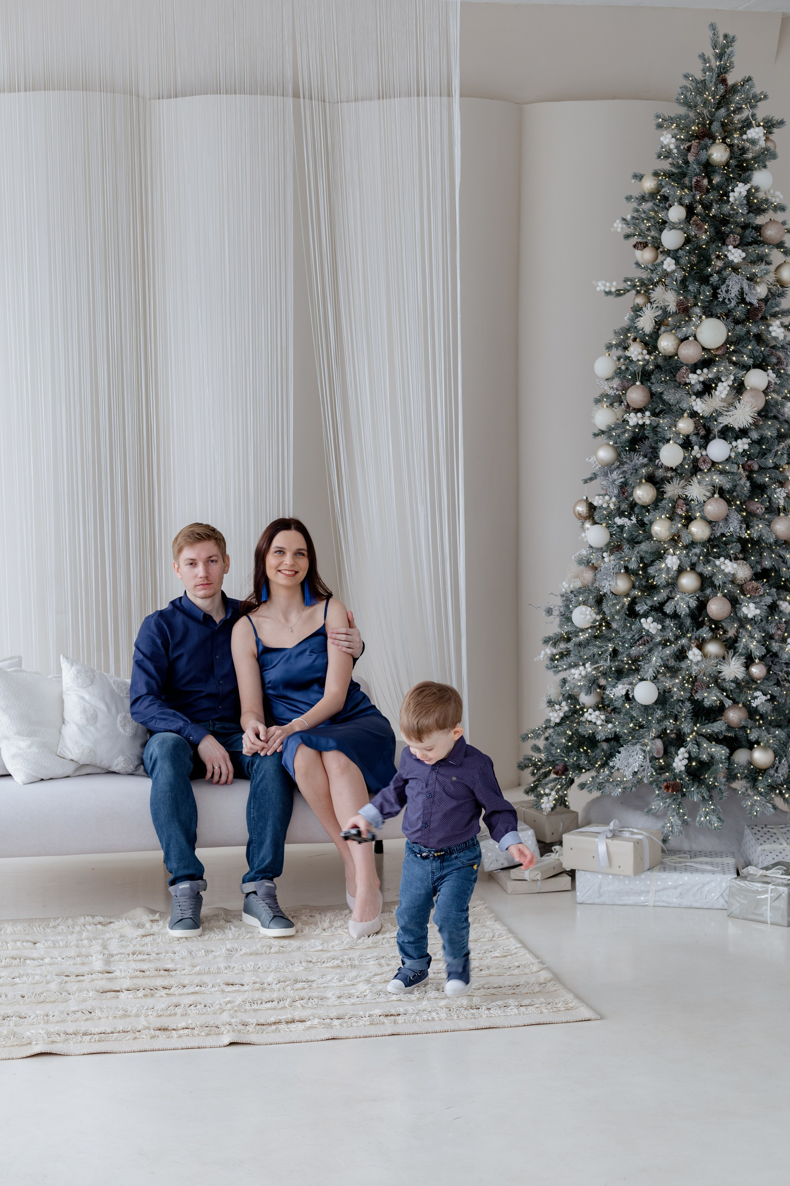 Семейная новогодняя фотосессия. Свадебный и семейный фотограф в Самаре Катя Боб