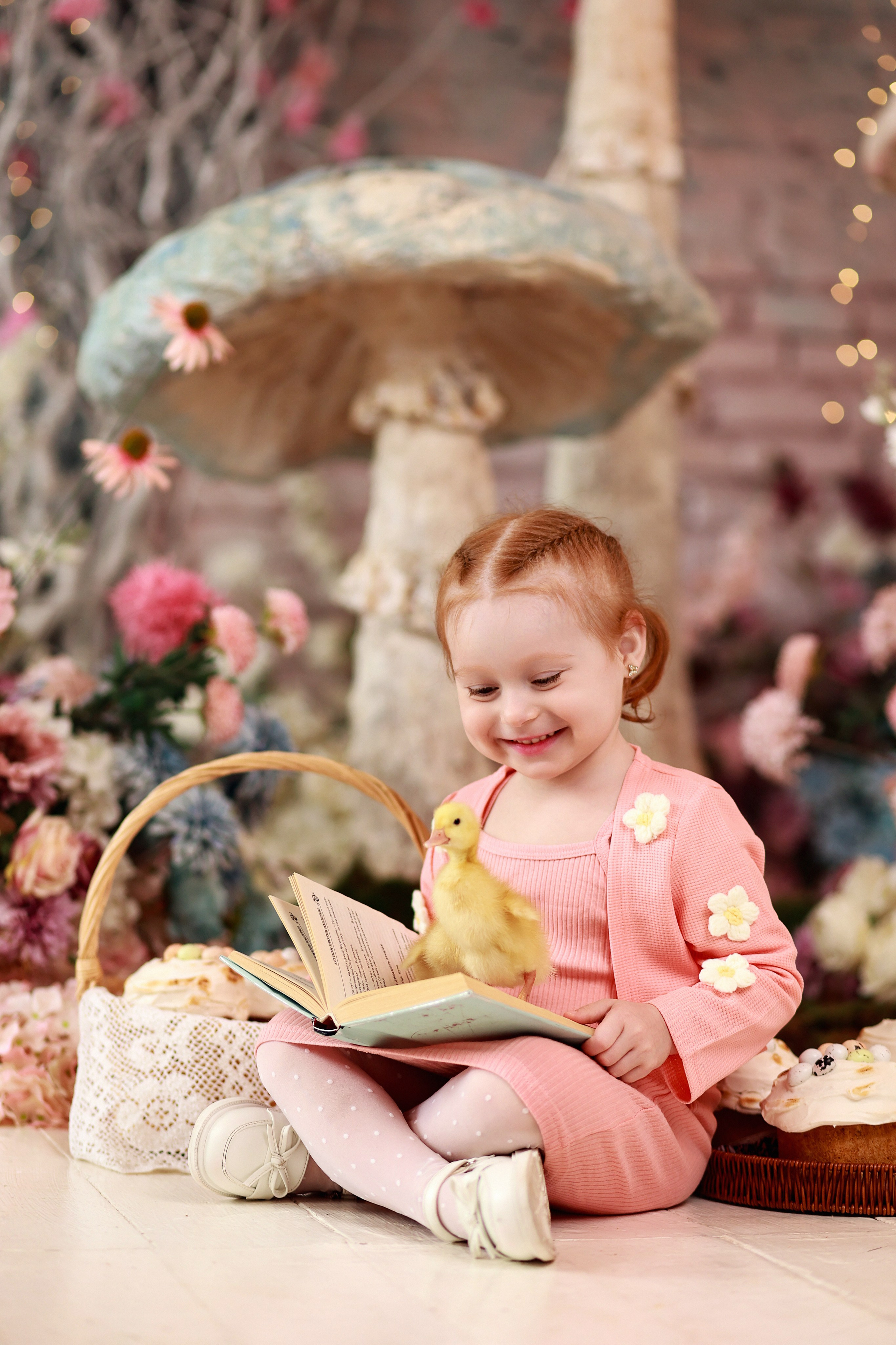 «Светлая Пасха» с утятами. Детский семейный фотограф Краснодар