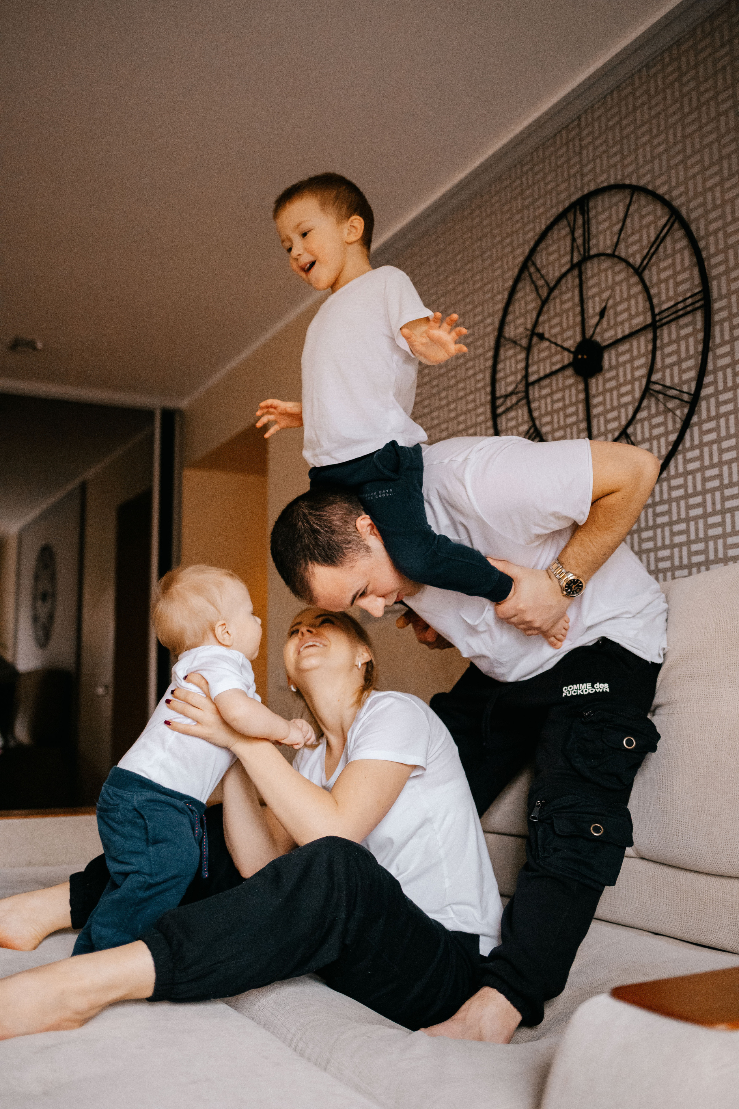 Домашняя фотосессия. Семейный lifestyle фотограф в Санкт-Петербурге Людмила Пахомова