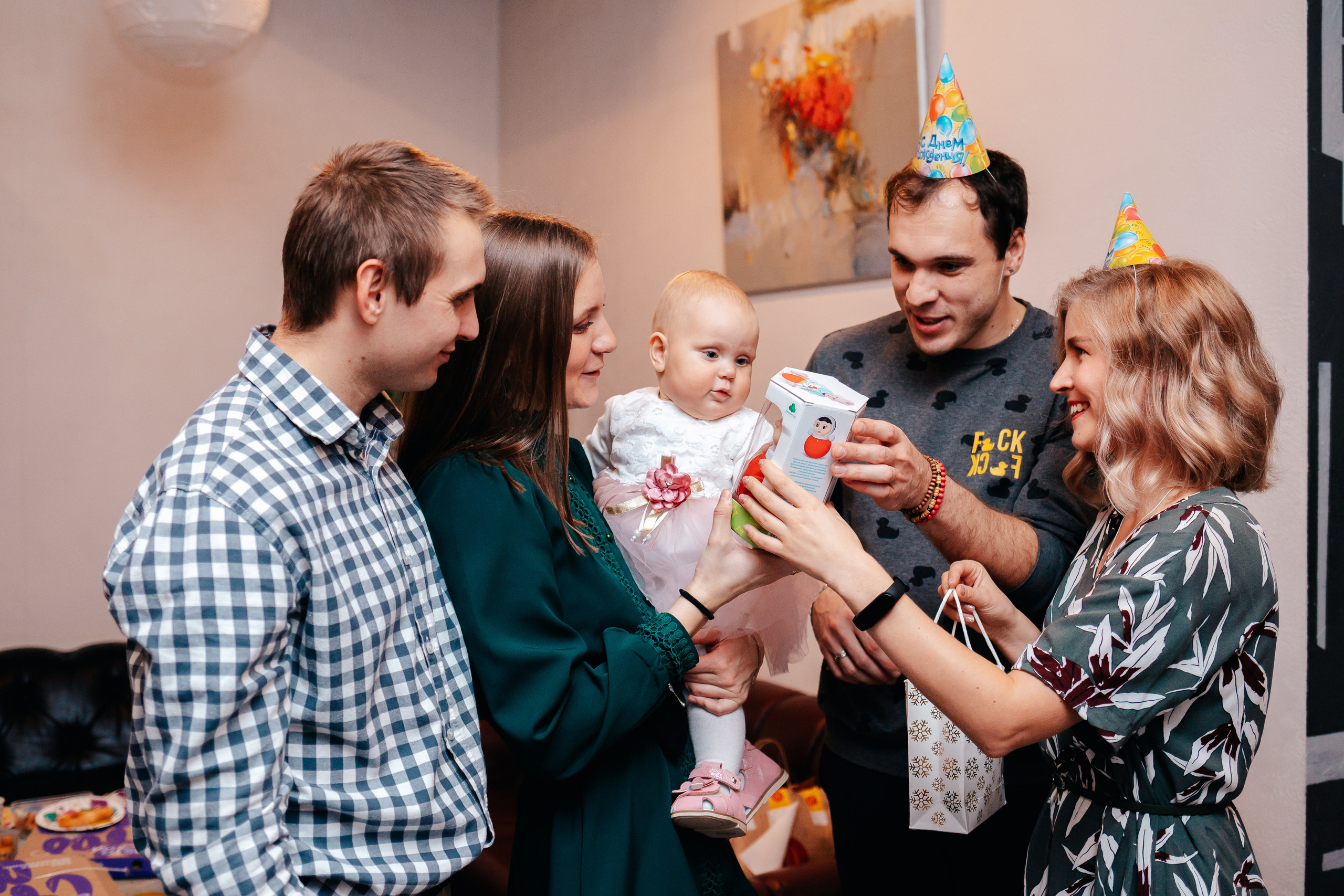 Первый день Рождения Киры. Семейный lifestyle фотограф в Санкт-Петербурге Людмила Пахомова