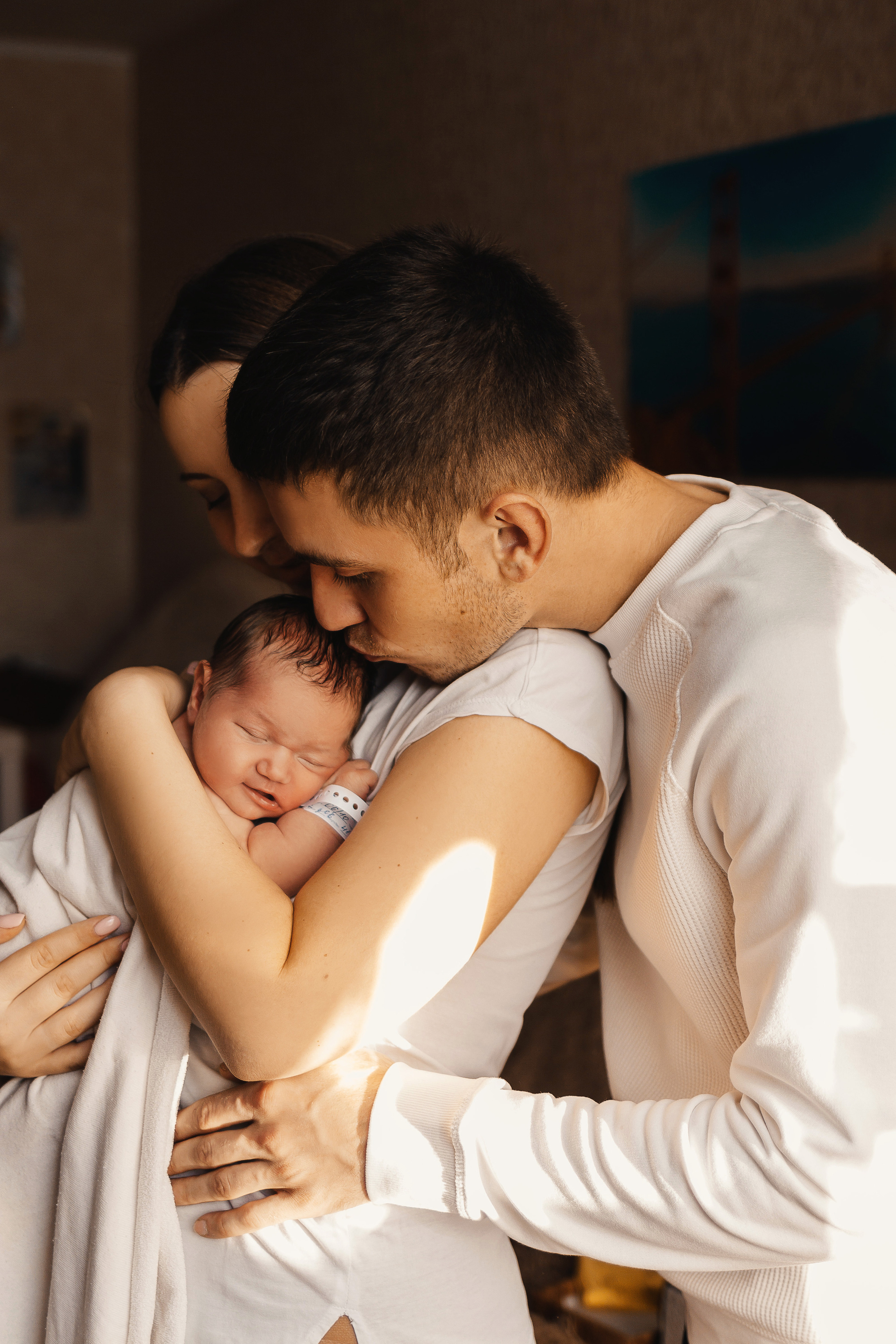 Фотосессия выписки из роддома. Семейный lifestyle фотограф в Санкт-Петербурге Людмила Пахомова