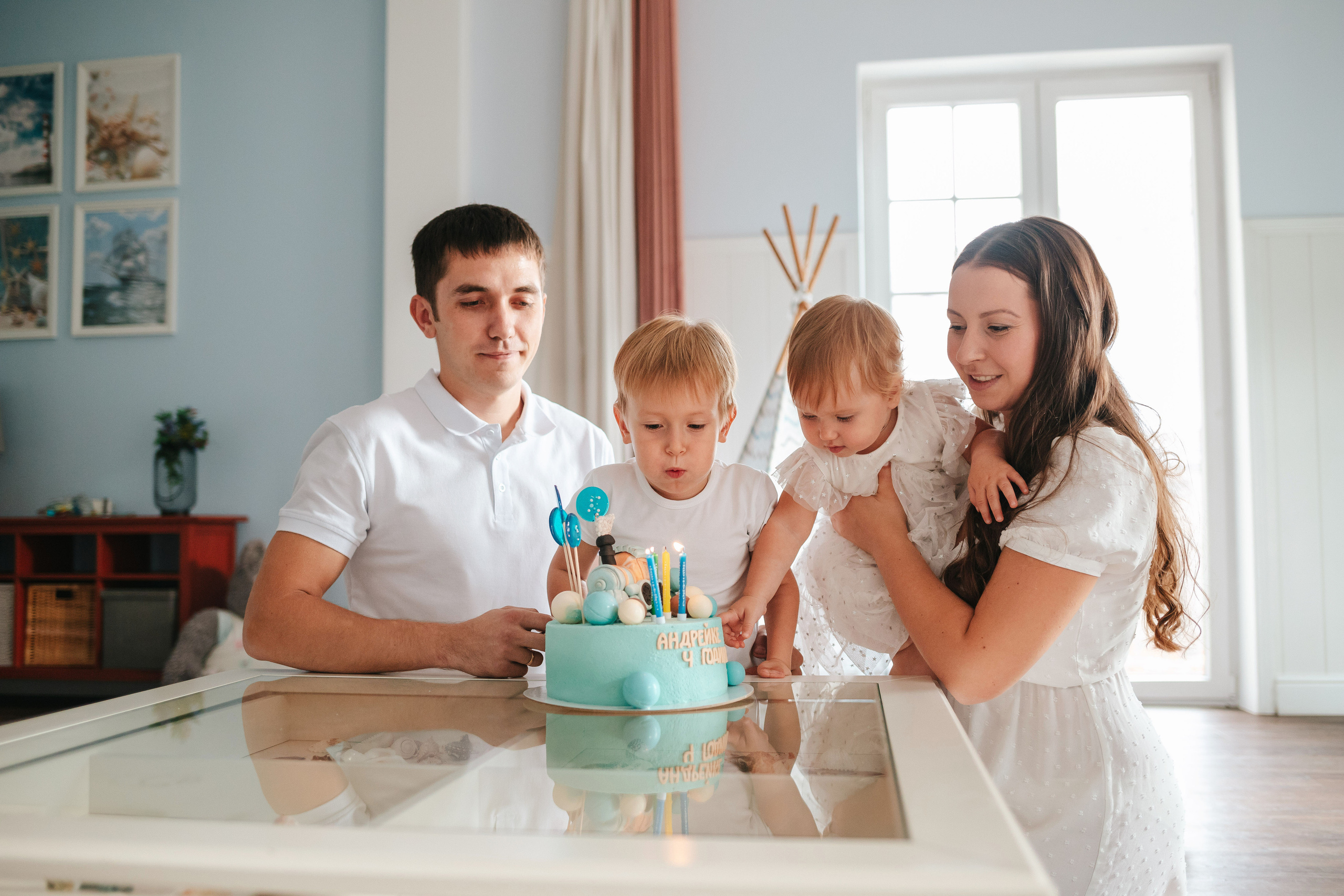 Андрею 4 годика. Семейный lifestyle фотограф в Санкт-Петербурге Людмила Пахомова