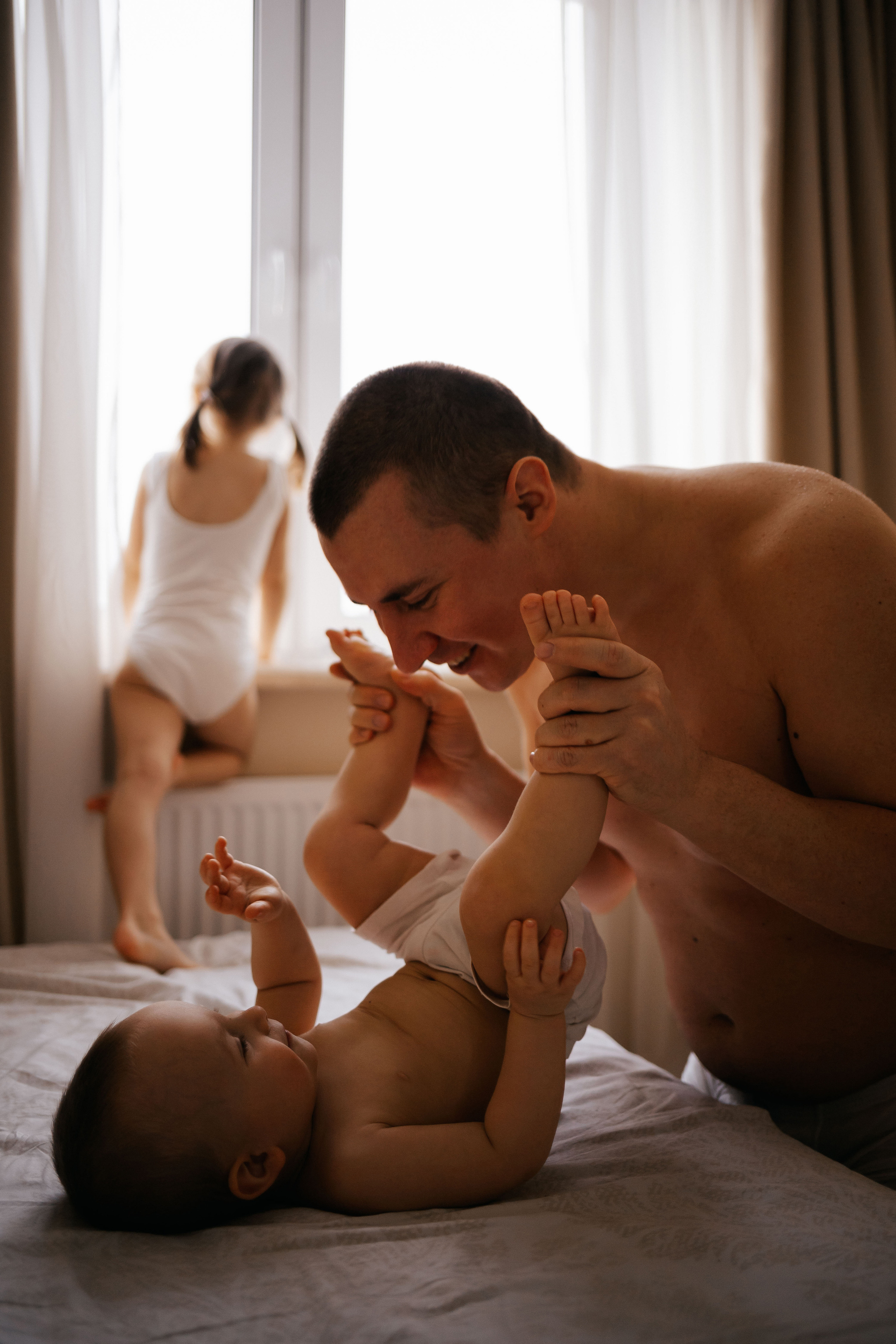 Домашняя фотосессия. Семейный lifestyle фотограф в Санкт-Петербурге Людмила Пахомова