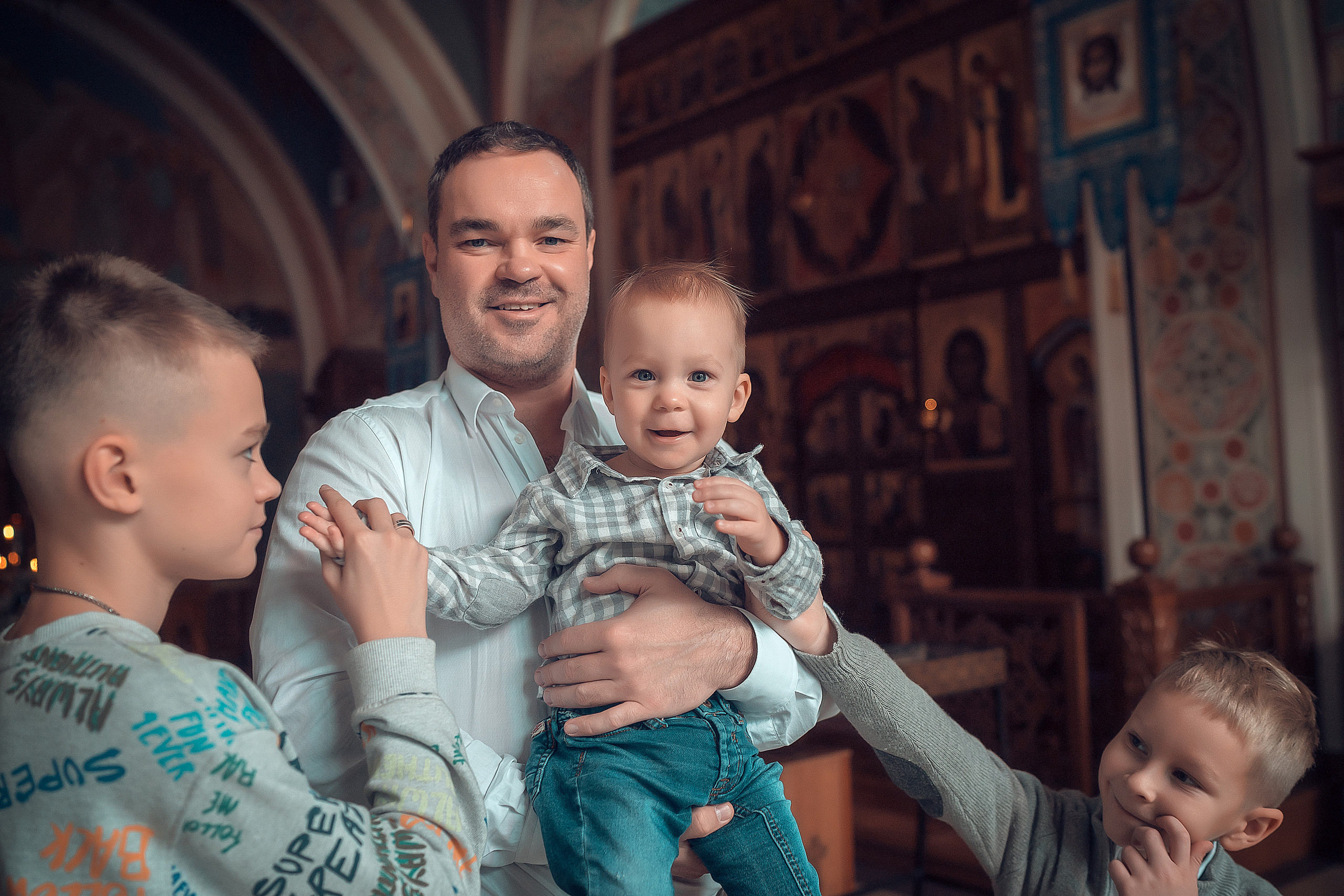 Крещение Алексия Храм Иоанна Предтечи. Фотограф на Крещение и Венчание в Красноярске Рамазанова Юлия