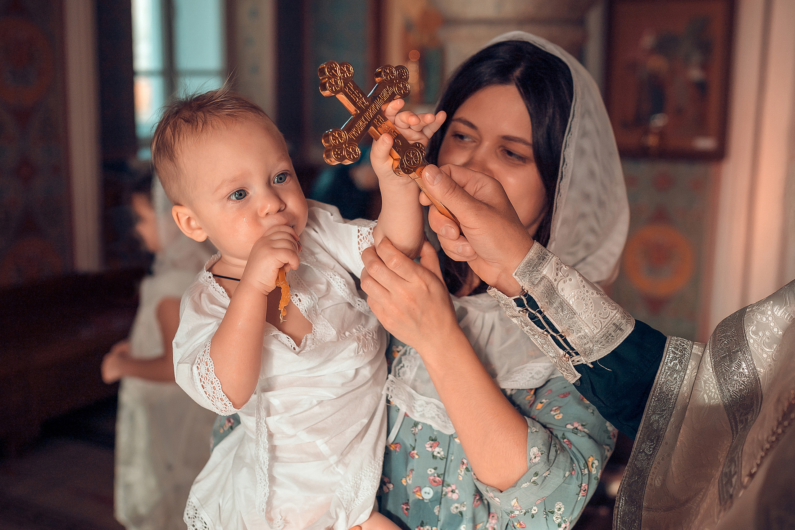 Крещение Алексия Храм Иоанна Предтечи. Фотограф на Крещение и Венчание в Красноярске Рамазанова Юлия