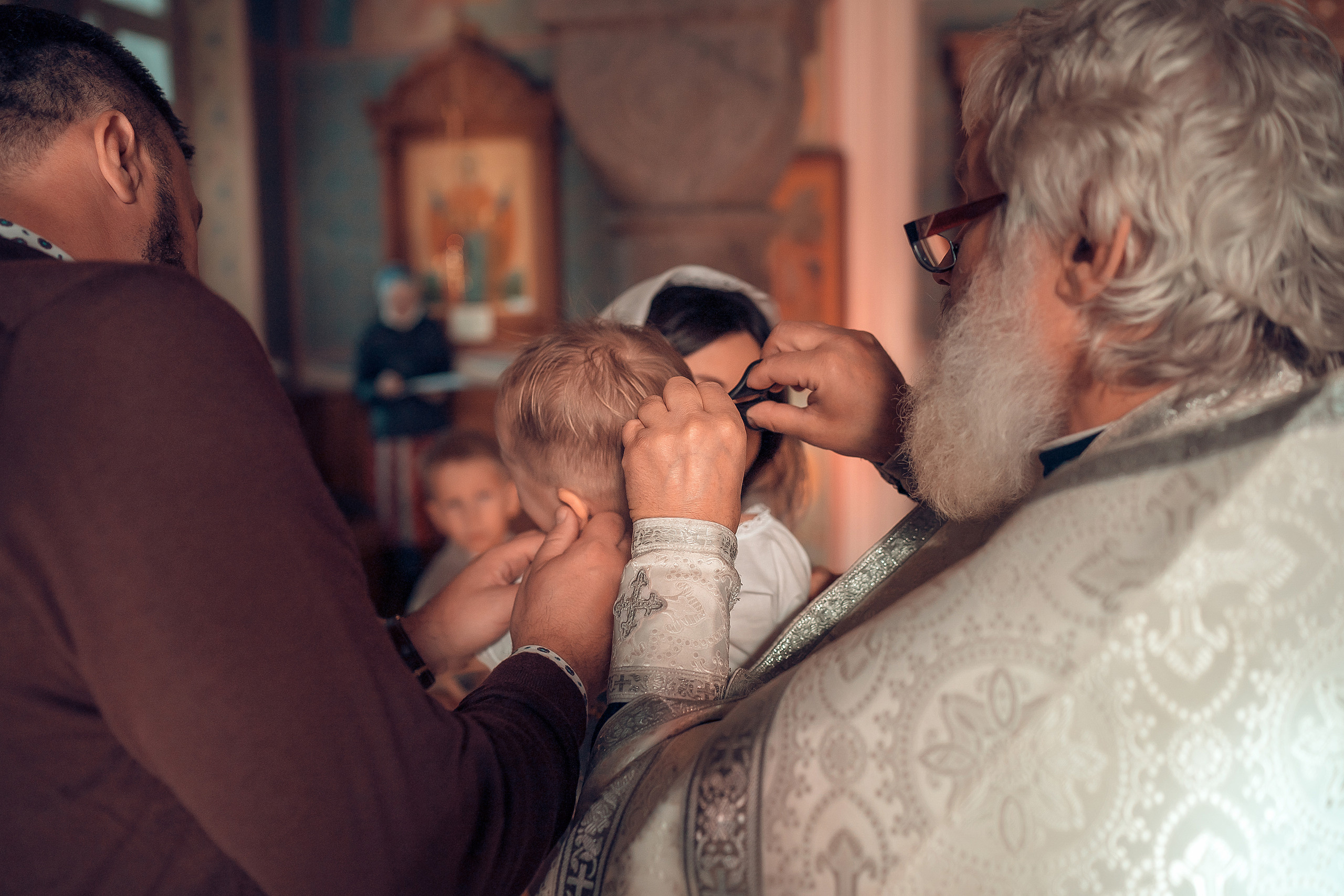 Крещение Алексия Храм Иоанна Предтечи. Фотограф на Крещение и Венчание в Красноярске Рамазанова Юлия