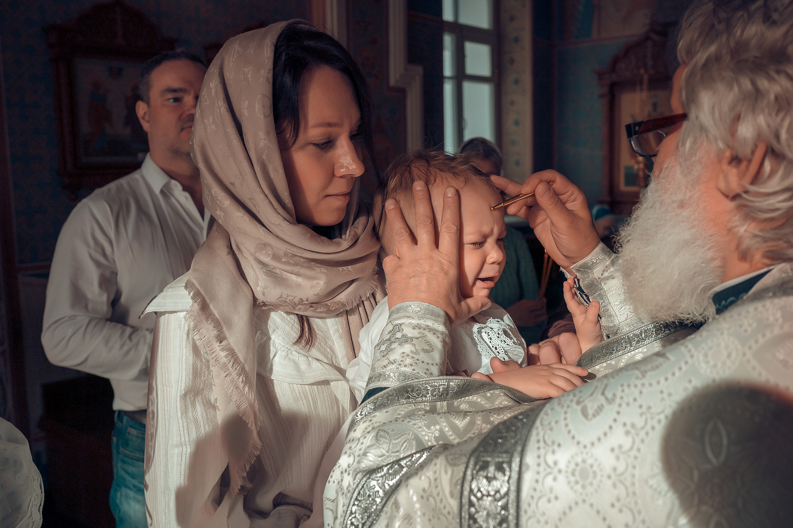 Крещение Алексия Храм Иоанна Предтечи. Фотограф на Крещение и Венчание в Красноярске Рамазанова Юлия