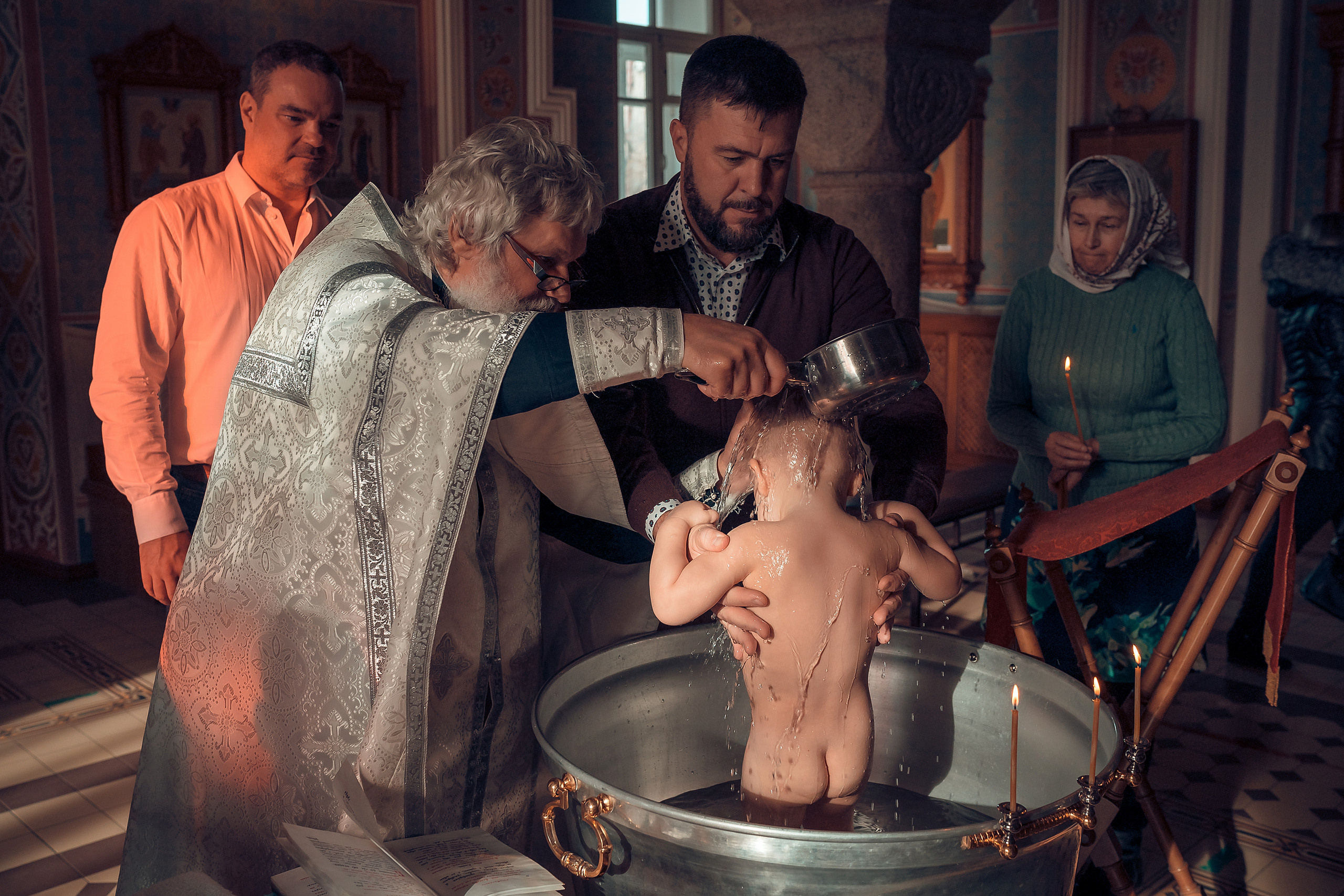 Крещение Алексия Храм Иоанна Предтечи. Фотограф на Крещение и Венчание в Красноярске Рамазанова Юлия